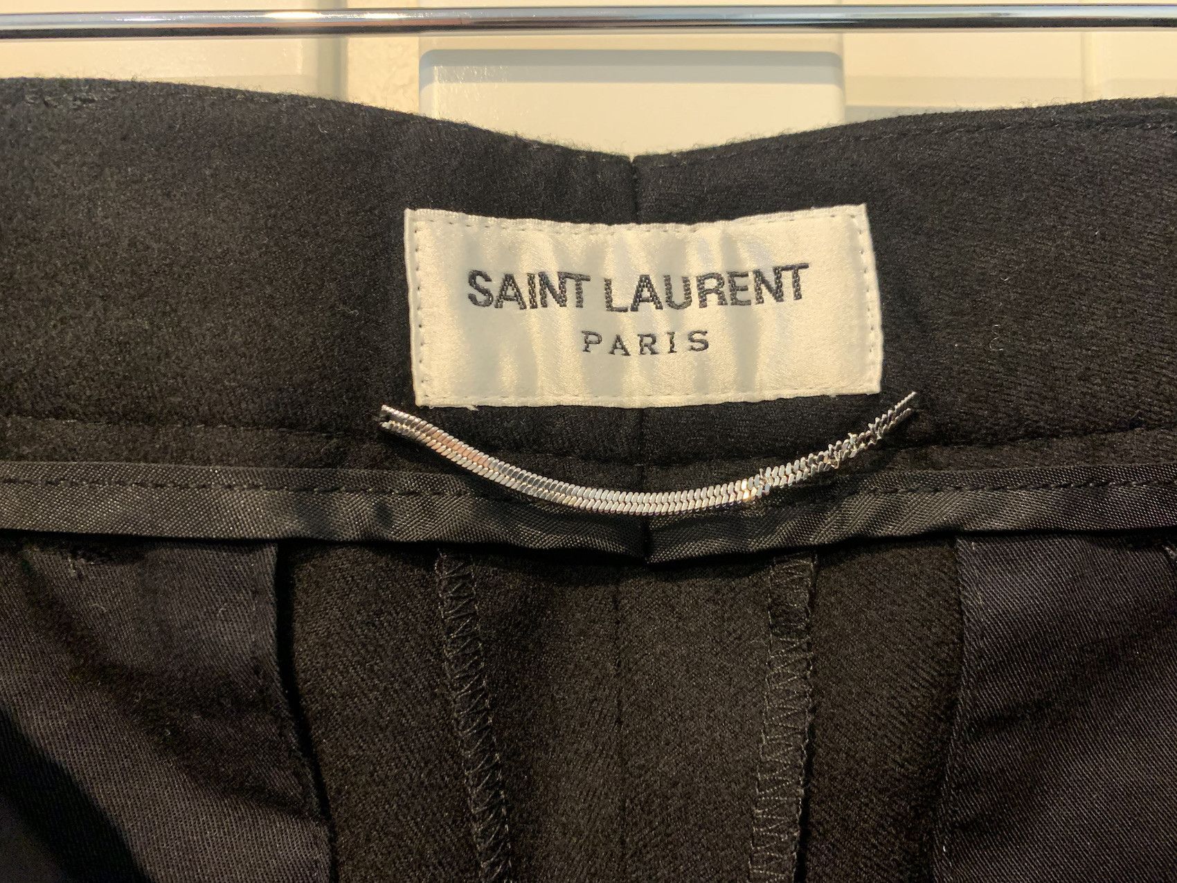 Saint Laurent Paris FINAL DROP / FW'17 Pants Gold Stripe Size US 32 / EU 48 - 4 Thumbnail