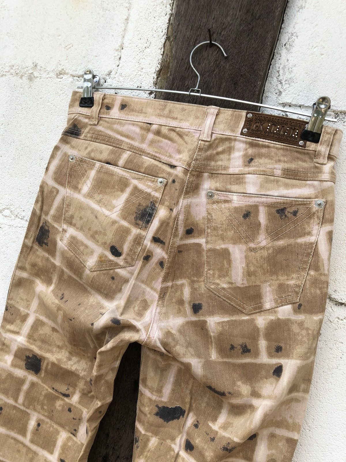Designer Flared GK Italian Pants Ladies Size 28" / US 6 / IT 42 - 5 Thumbnail