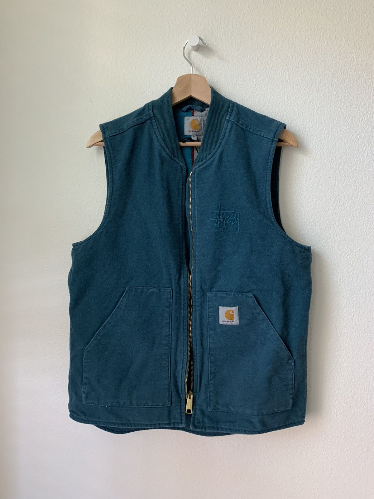 Stussy Carhartt Vest | Grailed