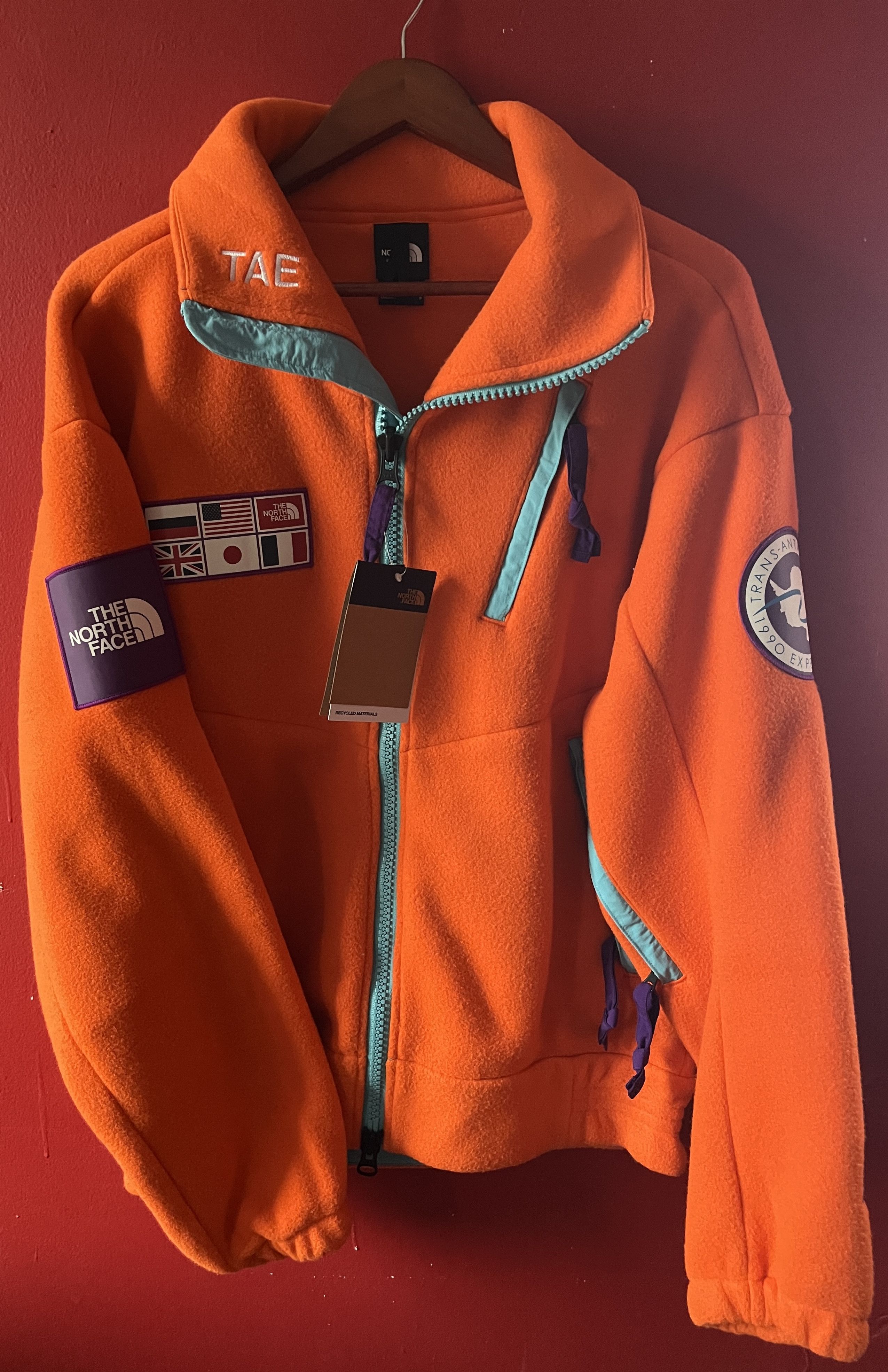 trans antarctica TAE fleece jacket
