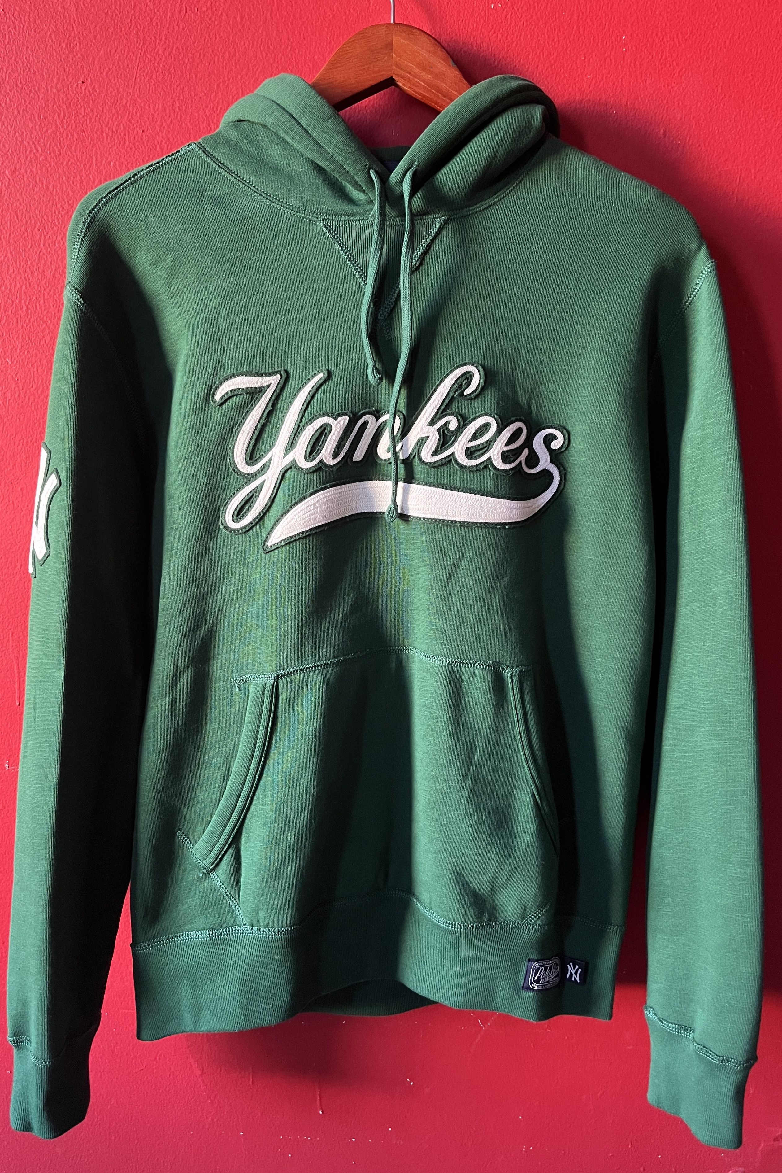 image of Ralph Laurent Mlb Limited Edition Ny Yankees Hoodie Green, Men's (Size Small)