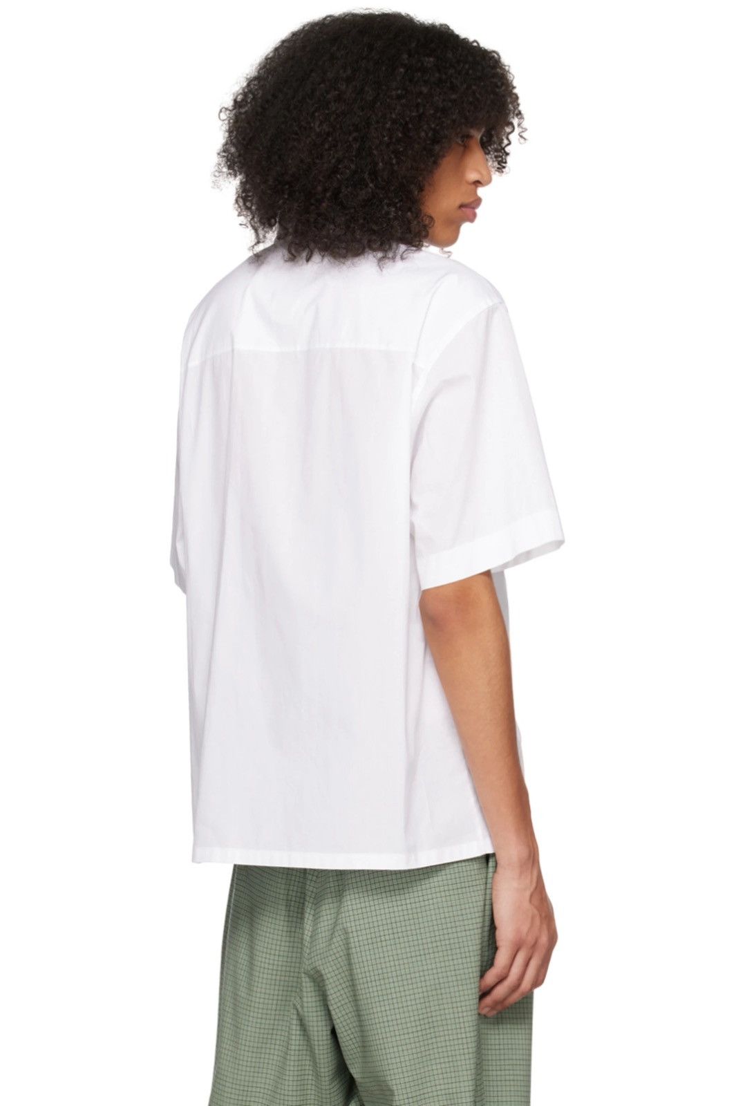 Marni NEW 50 White Embroidered Angel Art Bowling Logo Shirt Size US M / EU 48-50 / 2 - 3 Thumbnail