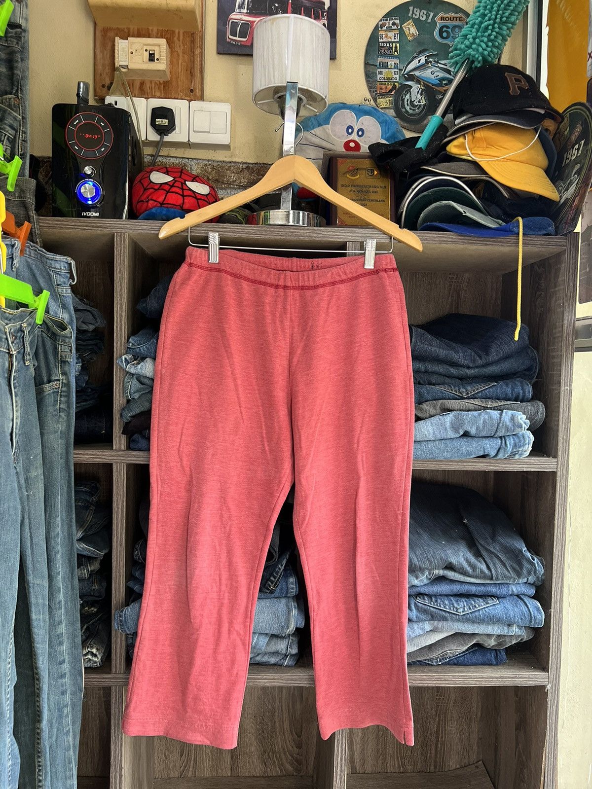 image of Yohji Yamamoto x YS Y’S For Living Drawstring Sweatpant in Red, Women's (Size 28)