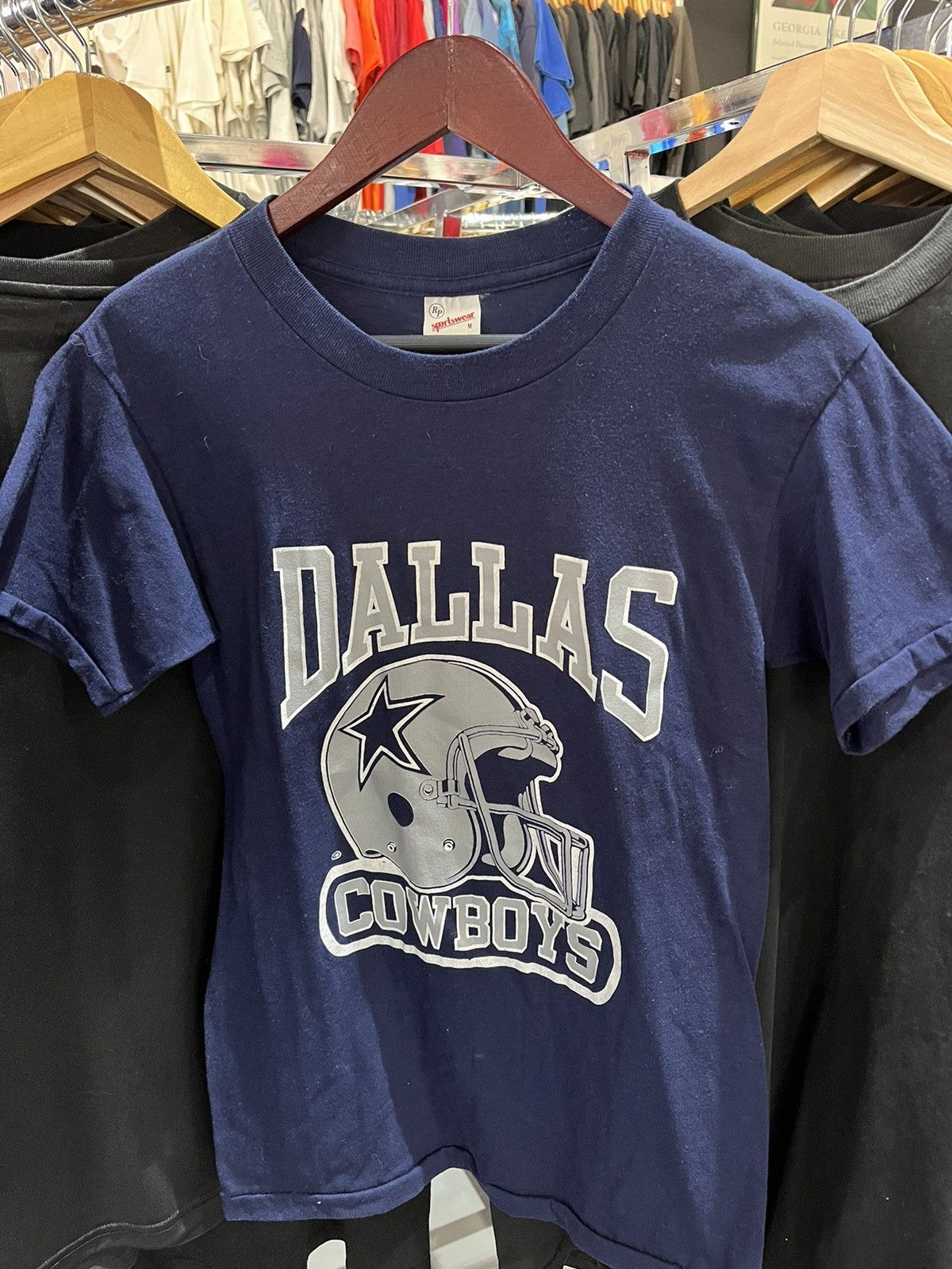 80s Vintage Dallas Cowboys Nfl Football T-shirt MEDIUM 