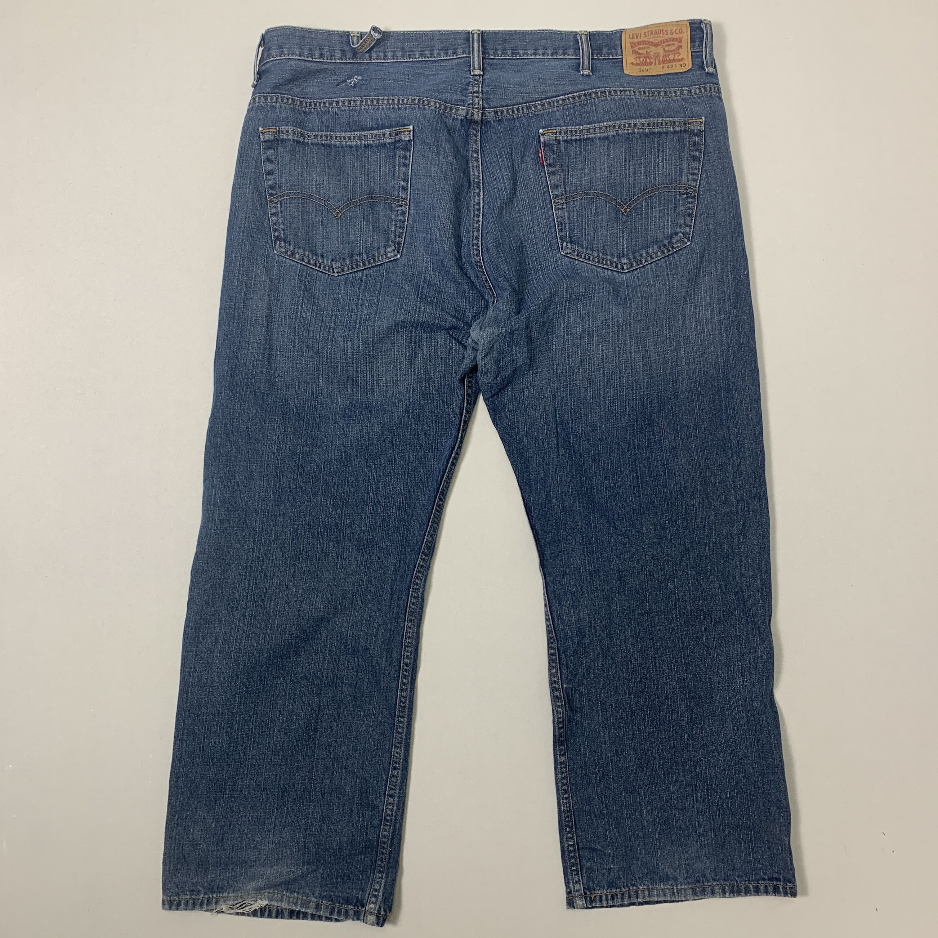 Levi's × Vintage Vintage LEVI'S 569 Faded Mid Wash Jeans Size US 40 / EU 56 - 17 Thumbnail