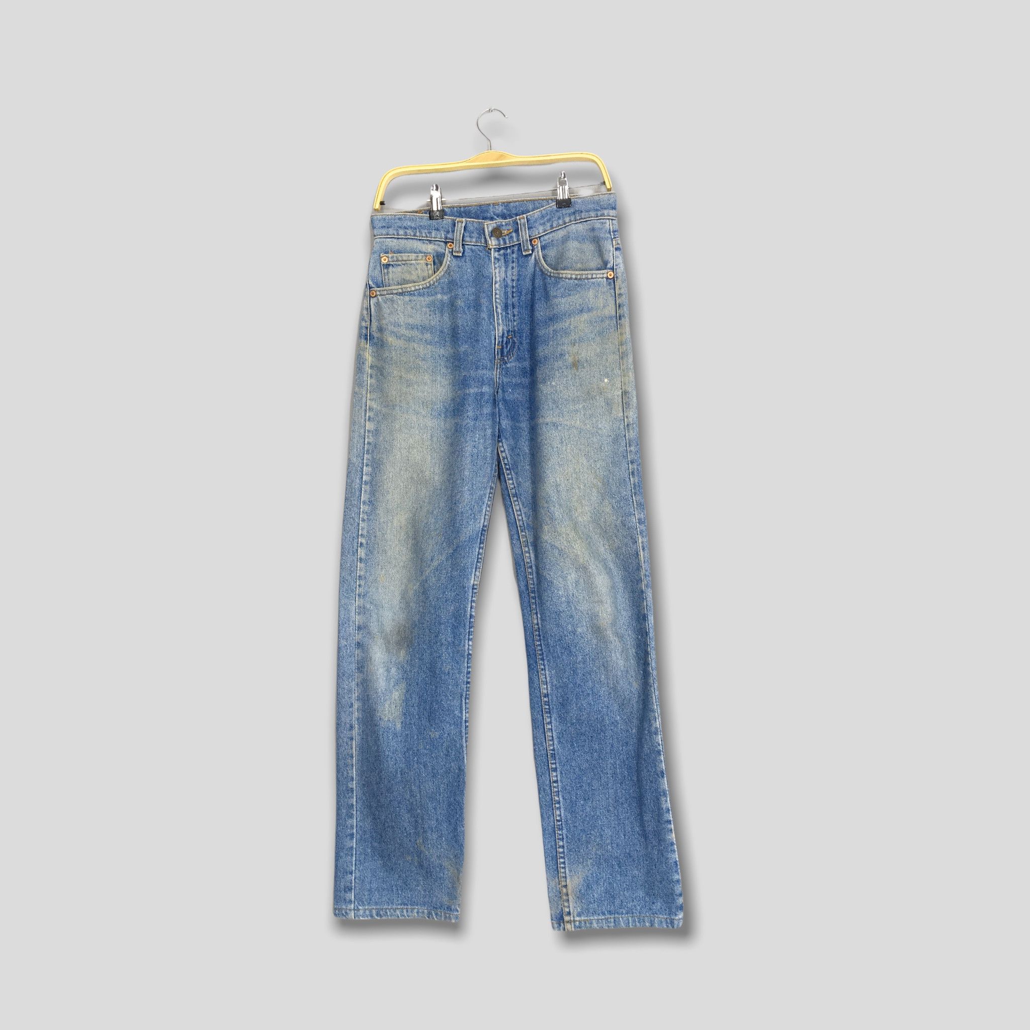 Image of Levis x Vintage Size 30X31.5 Vintage Levi's 505 Jeans Straight Slim in Blue, Men's