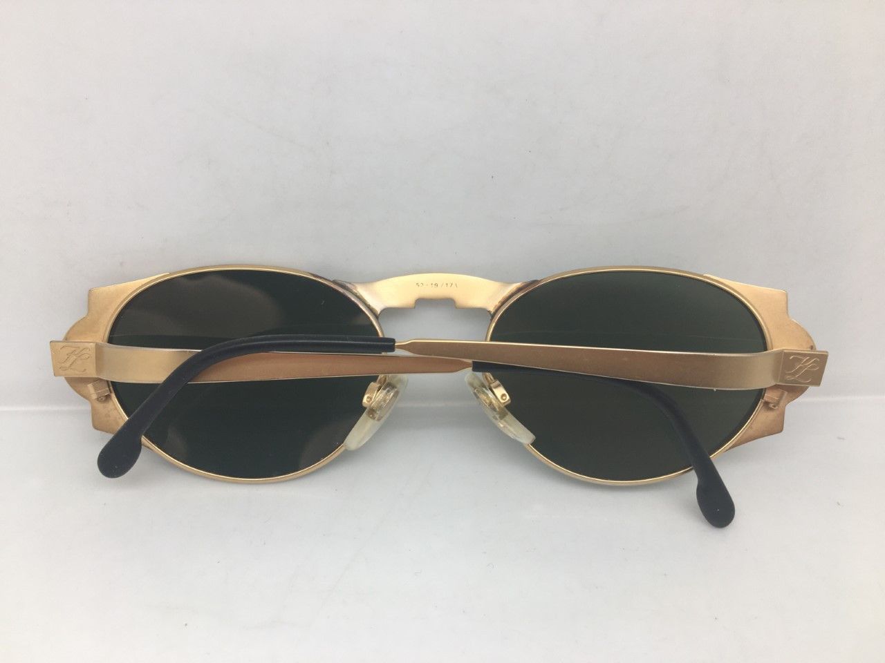 Karl Lagerfeld '93 MOD KARL LAGERFELD AVANT GARDE MATTE GOLD SUNGLASSES Size ONE SIZE - 5 Thumbnail
