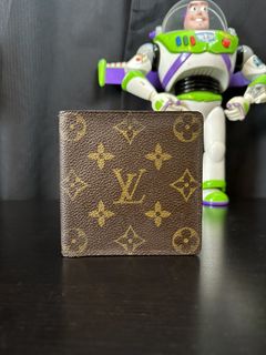 Vintage Louis Vuitton Men's Wallet 10 Card Monogram Canvas Leather Sli –  KimmieBBags LLC
