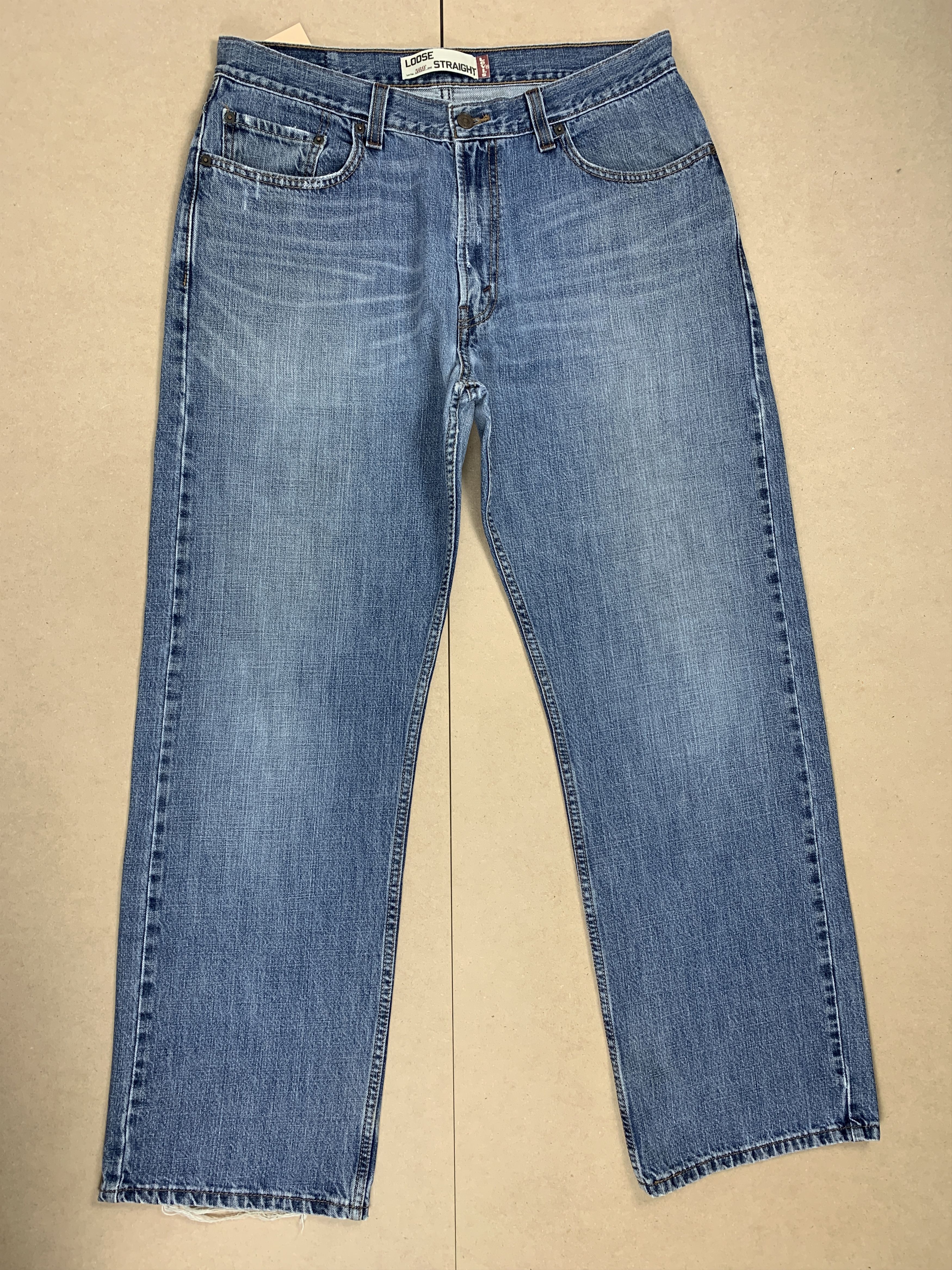 Levi's Vintage LEVI'S 569 Straight Cut Faded Mid Wash Jeans Size US 36 / EU 52 - 1 Thumbnail
