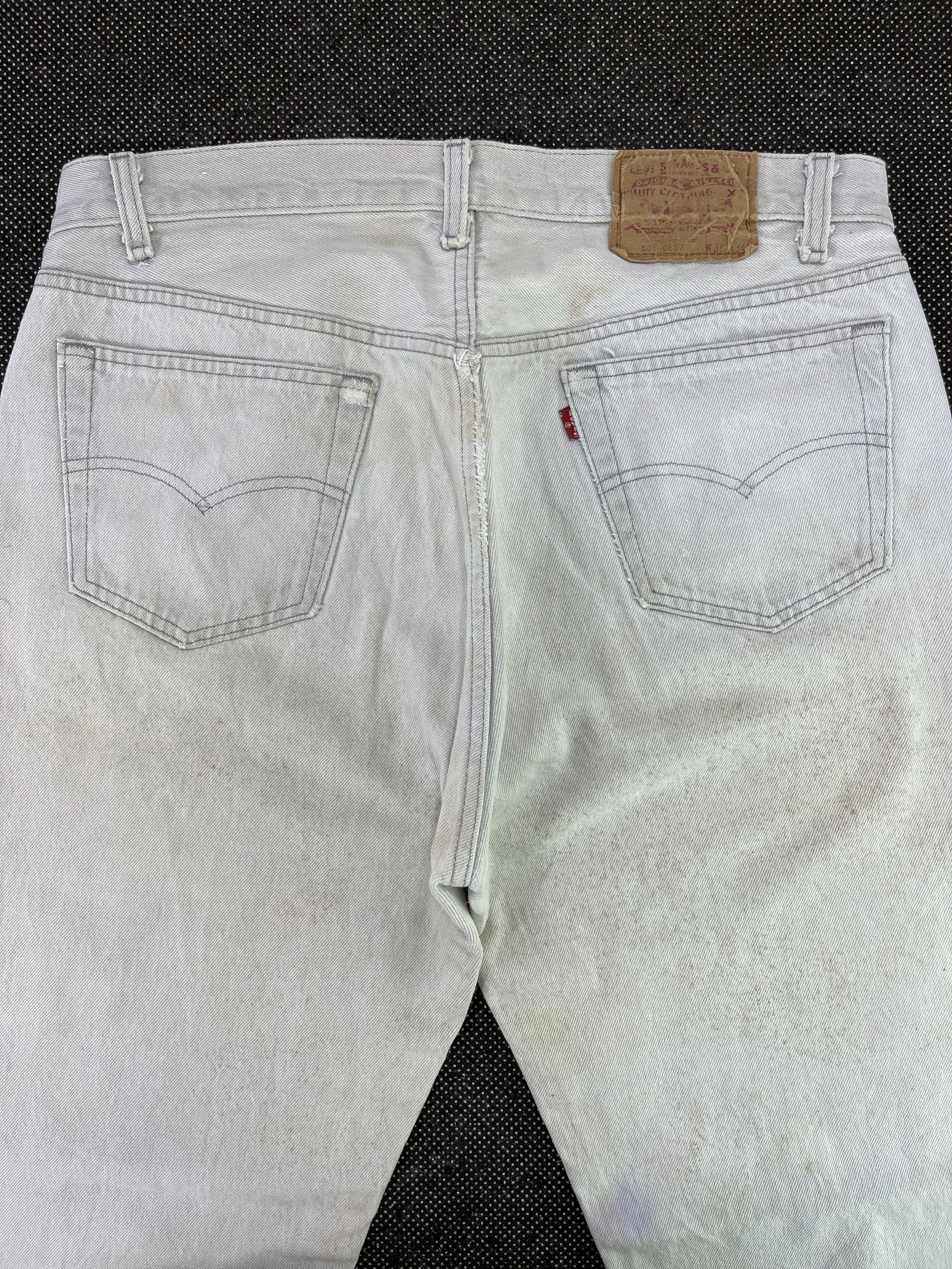 Levi's 80's Vintage Levis 501 Faded Jeans - J260 Size US 36 / EU 52 - 4 Thumbnail