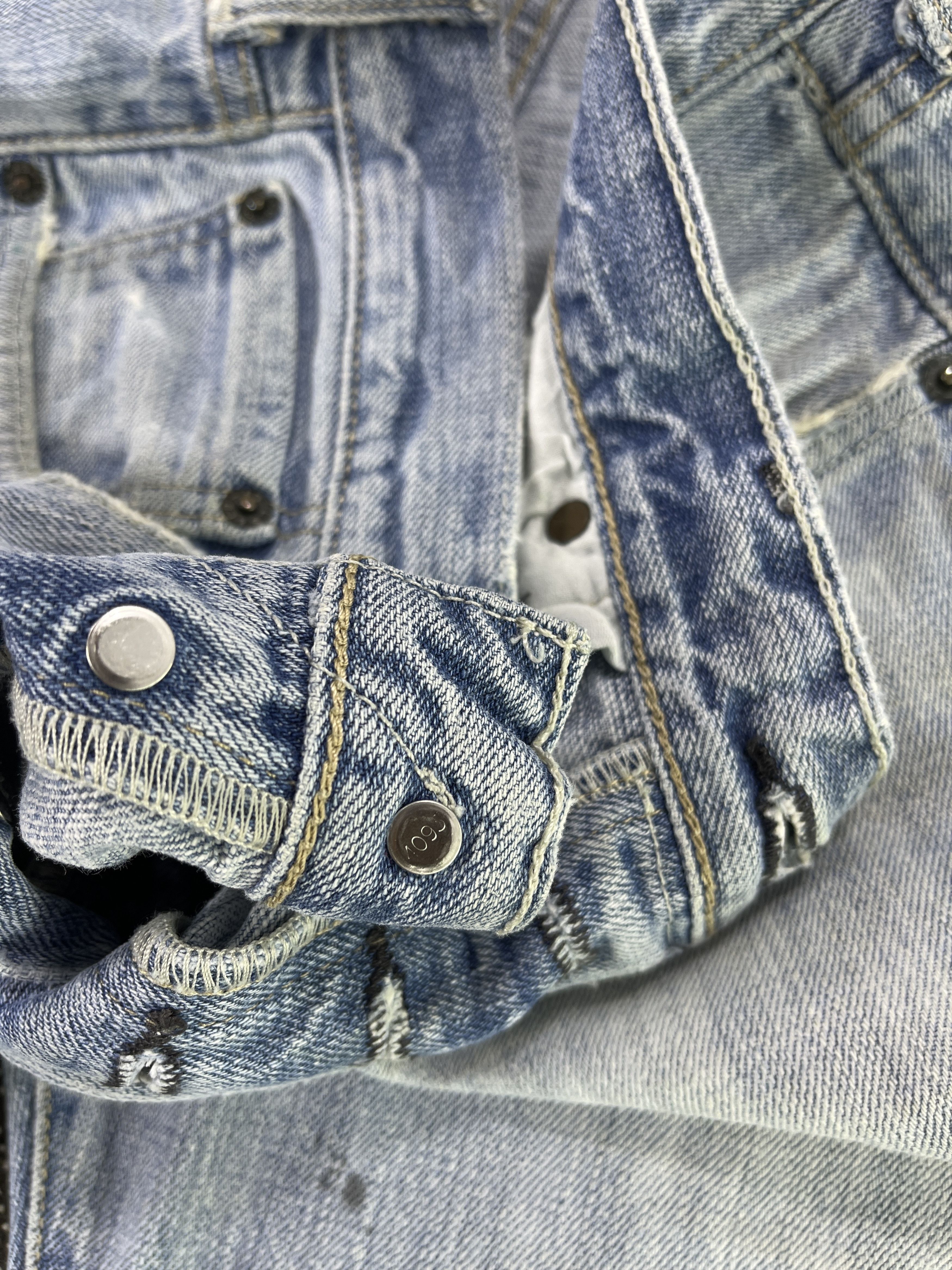Levi's Vintage Levis 501 Light Wash Jeans - J277 Size US 34 / EU 50 - 9 Thumbnail