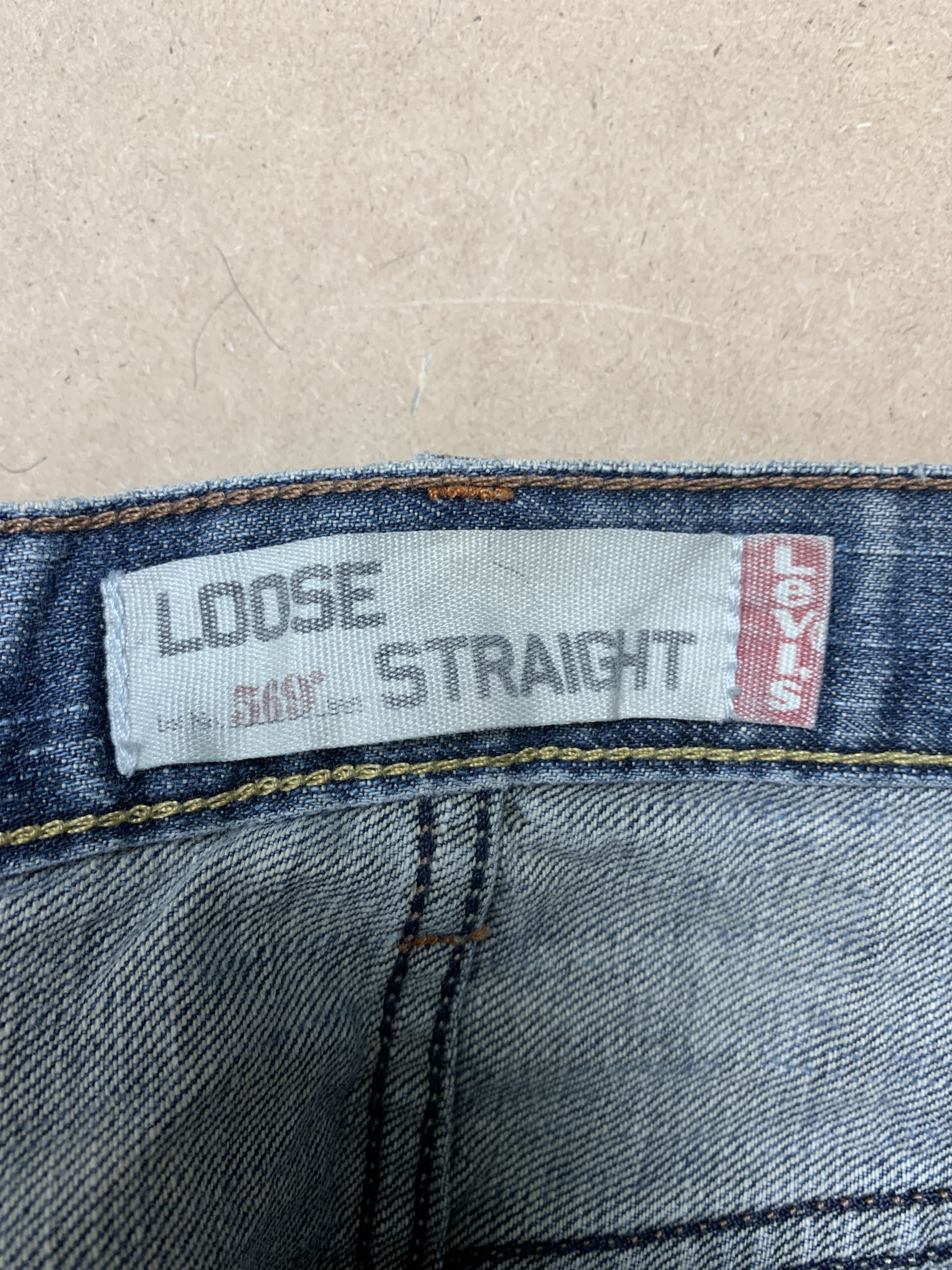 Levi's Vintage LEVI'S 569 Distressed Straight Mid Wash Jeans Size US 36 / EU 52 - 14 Thumbnail