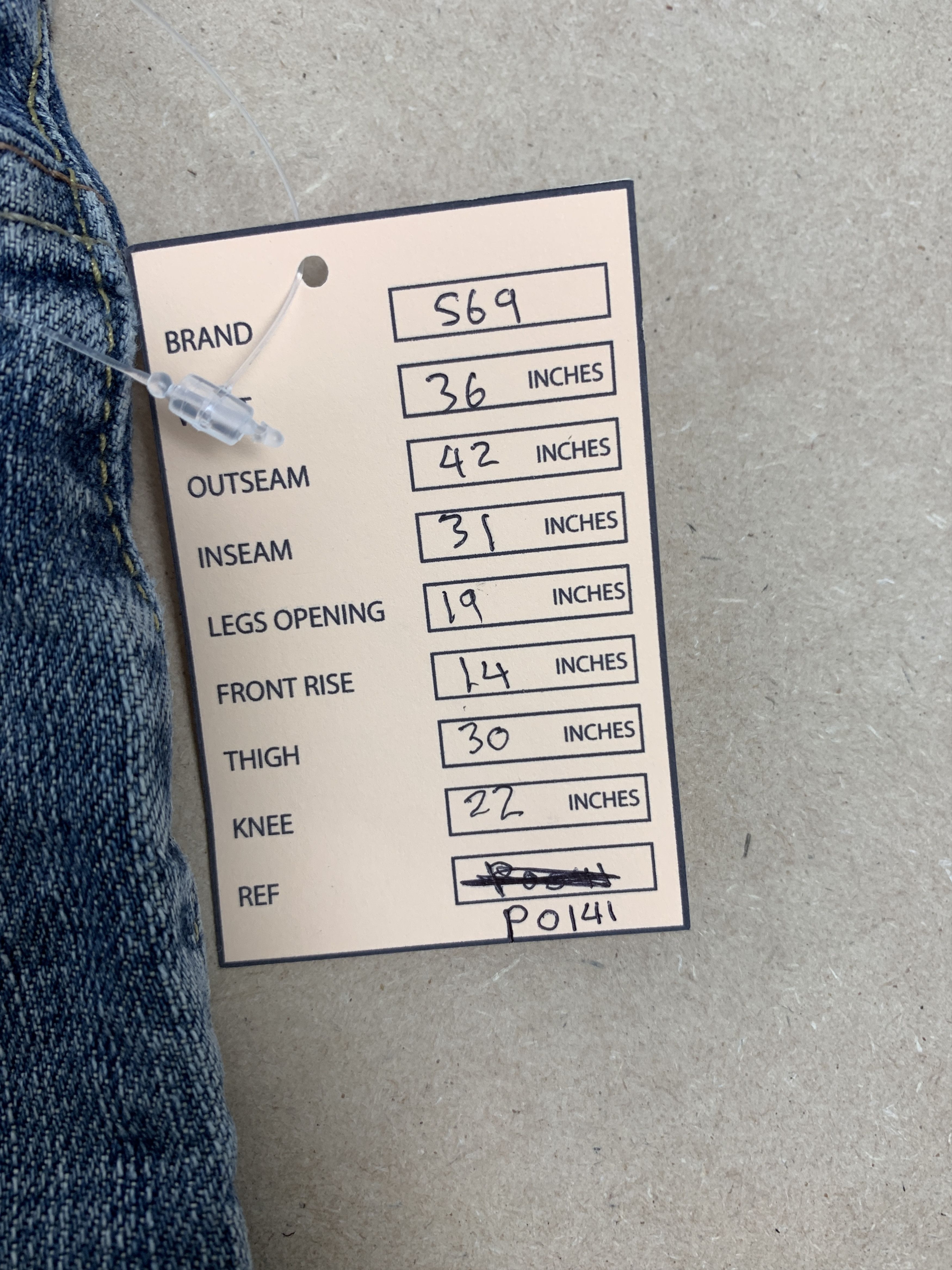 Levi's Vintage LEVI'S 569 Distressed Straight Mid Wash Jeans Size US 36 / EU 52 - 18 Thumbnail