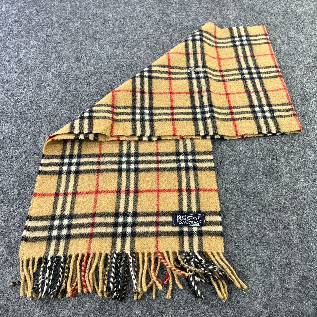 Burberry × Vintage BURBERRY SCARVES / MUFFLER / NECKWEAR T075 Size ONE SIZE - 3 Thumbnail