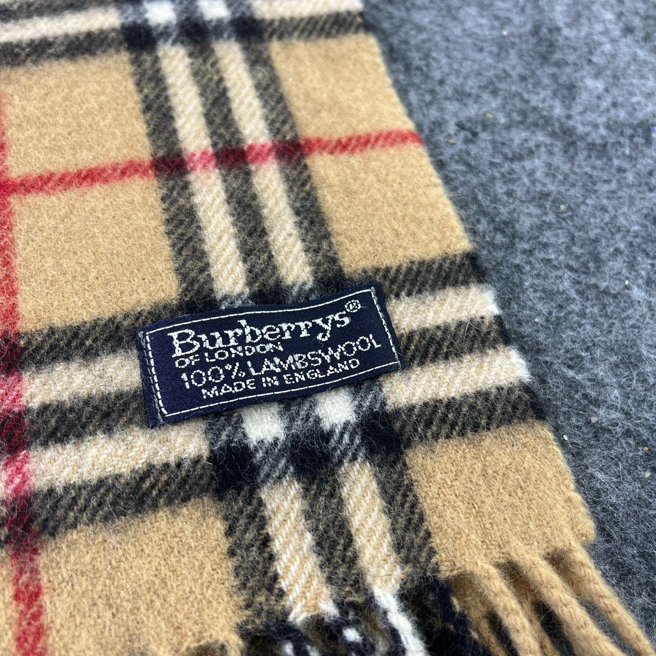Burberry × Vintage BURBERRY SCARVES / MUFFLER / NECKWEAR T075 Size ONE SIZE - 9 Thumbnail