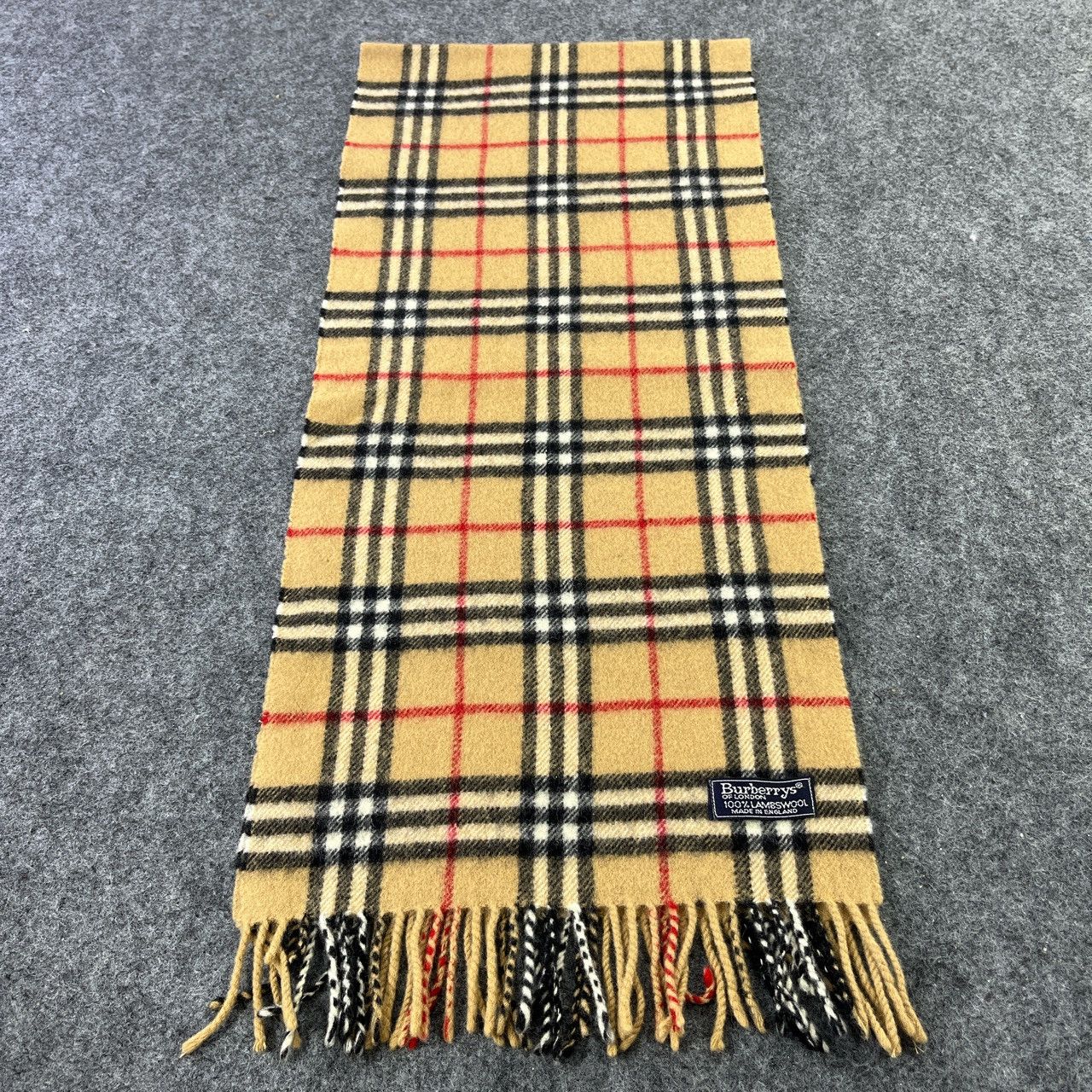 Burberry × Vintage BURBERRY SCARVES / MUFFLER / NECKWEAR T075 Size ONE SIZE - 2 Thumbnail