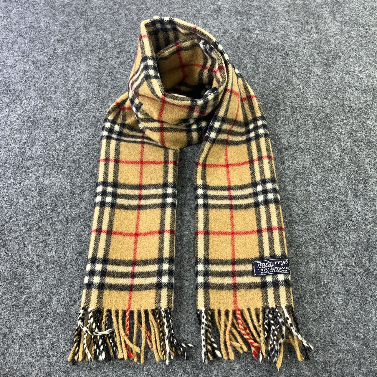 Vintage Burberrys Wool Scarf, Vintage Burberrys Scarves, Burberry Accessories Scarf Neck Wear, 2024 Vintage Burberrys Winter Scarf