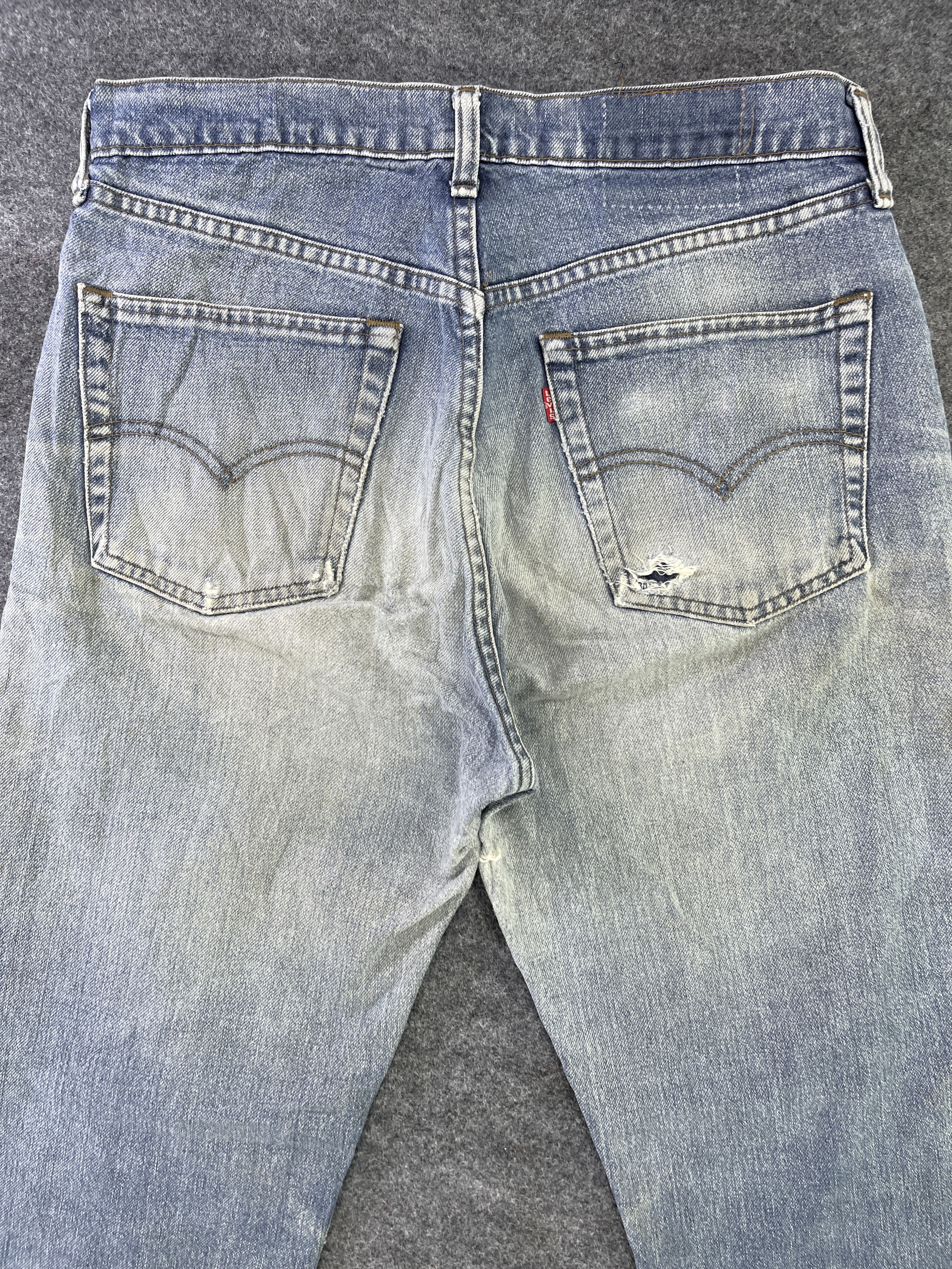 Levi's Vintage Levis 509 Distressed Jeans - J930 Size US 32 / EU 48 - 4 Thumbnail