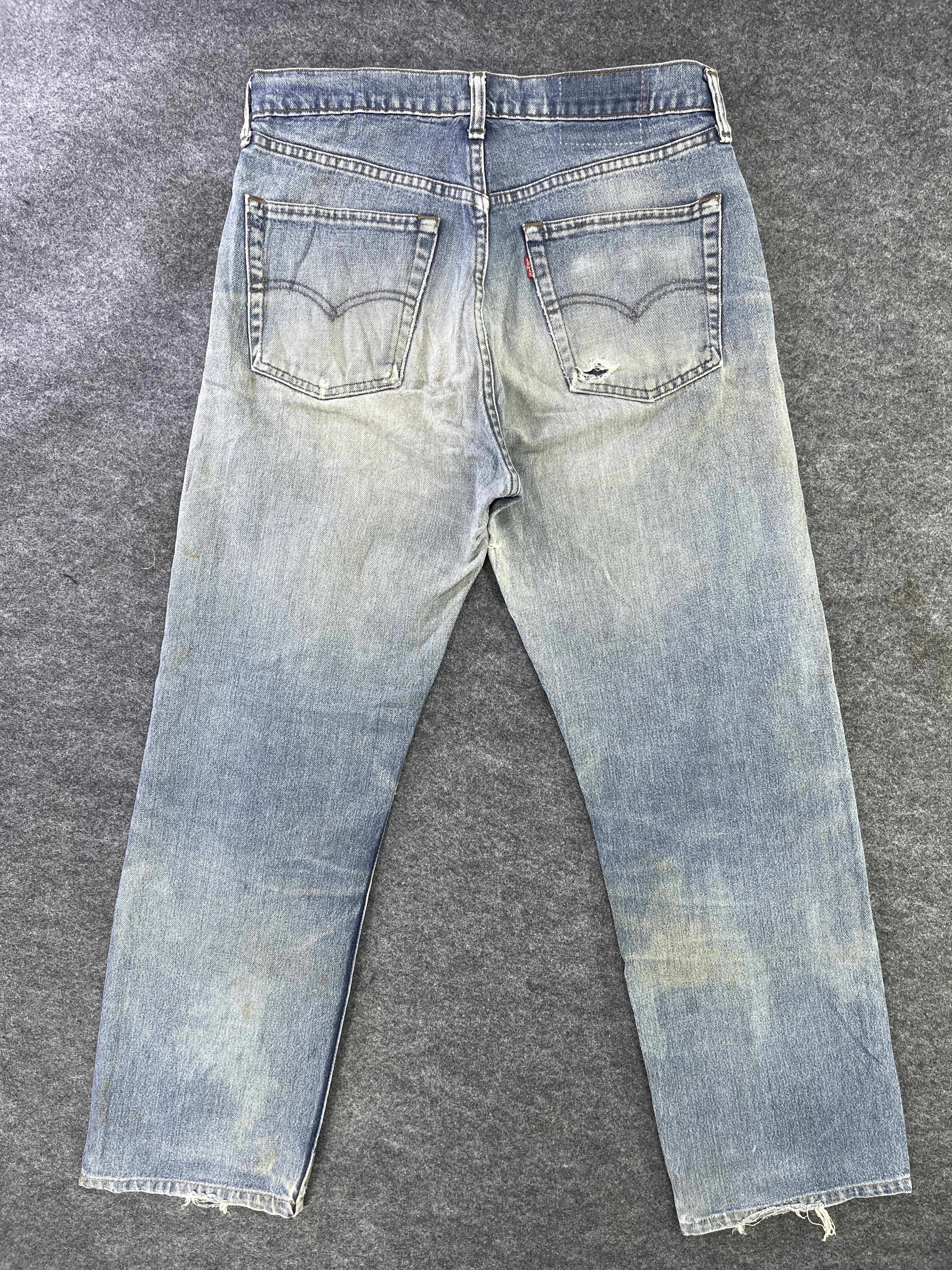 Levi's Vintage Levis 509 Distressed Jeans - J930 Size US 32 / EU 48 - 2 Thumbnail