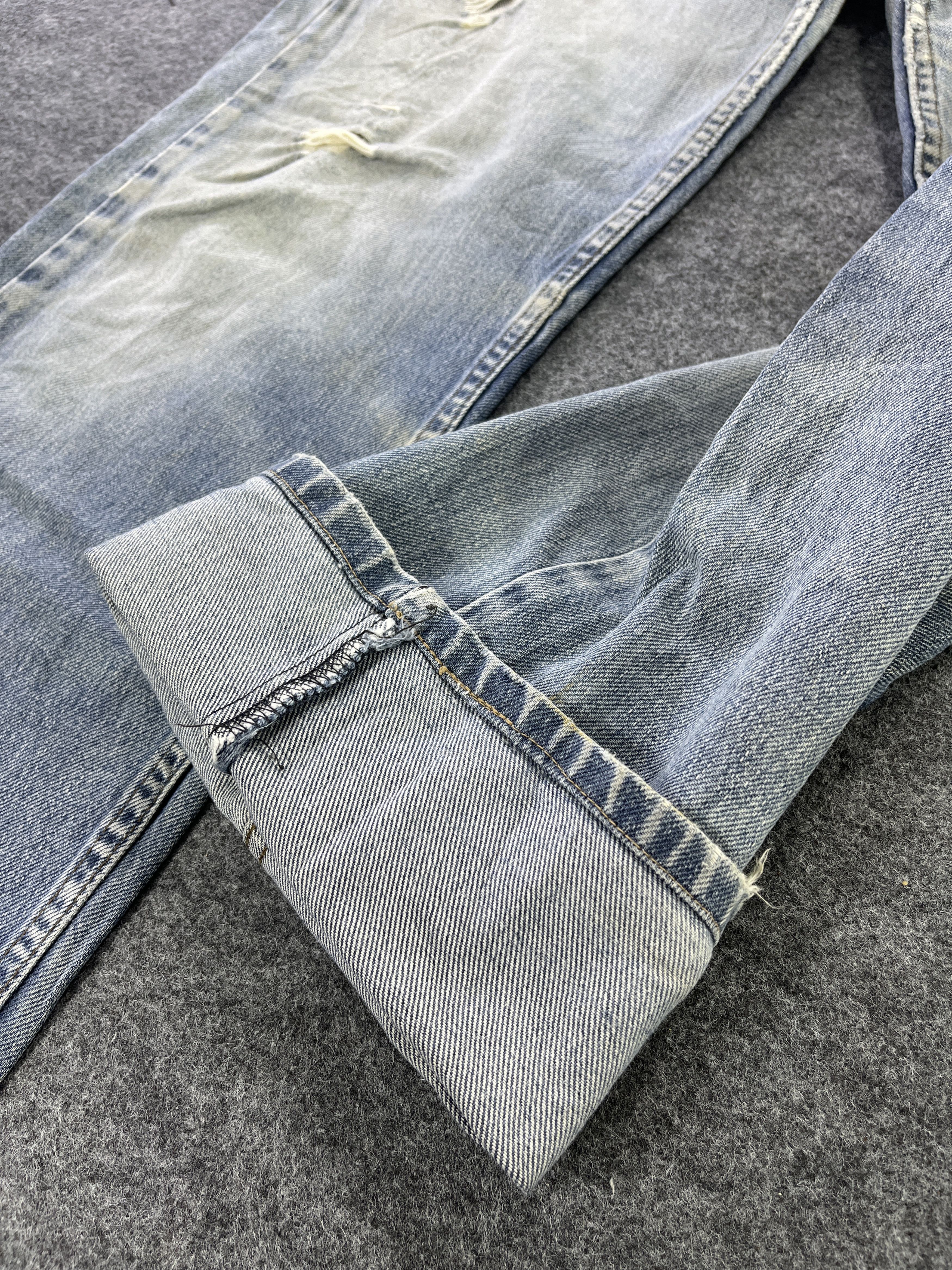 Levi's Vintage Levis 509 Distressed Jeans - J930 Size US 32 / EU 48 - 12 Thumbnail