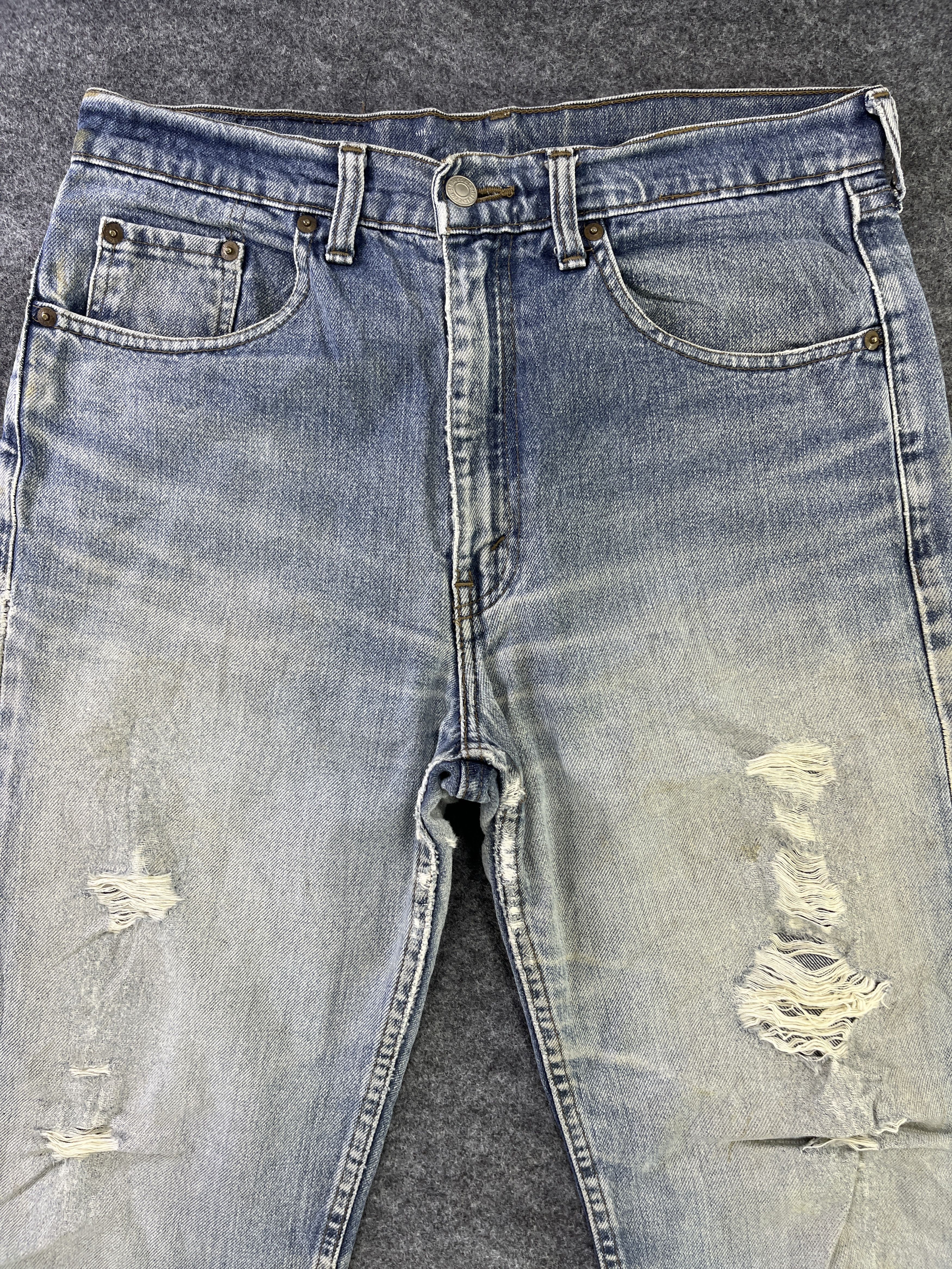 Levi's Vintage Levis 509 Distressed Jeans - J930 Size US 32 / EU 48 - 3 Thumbnail