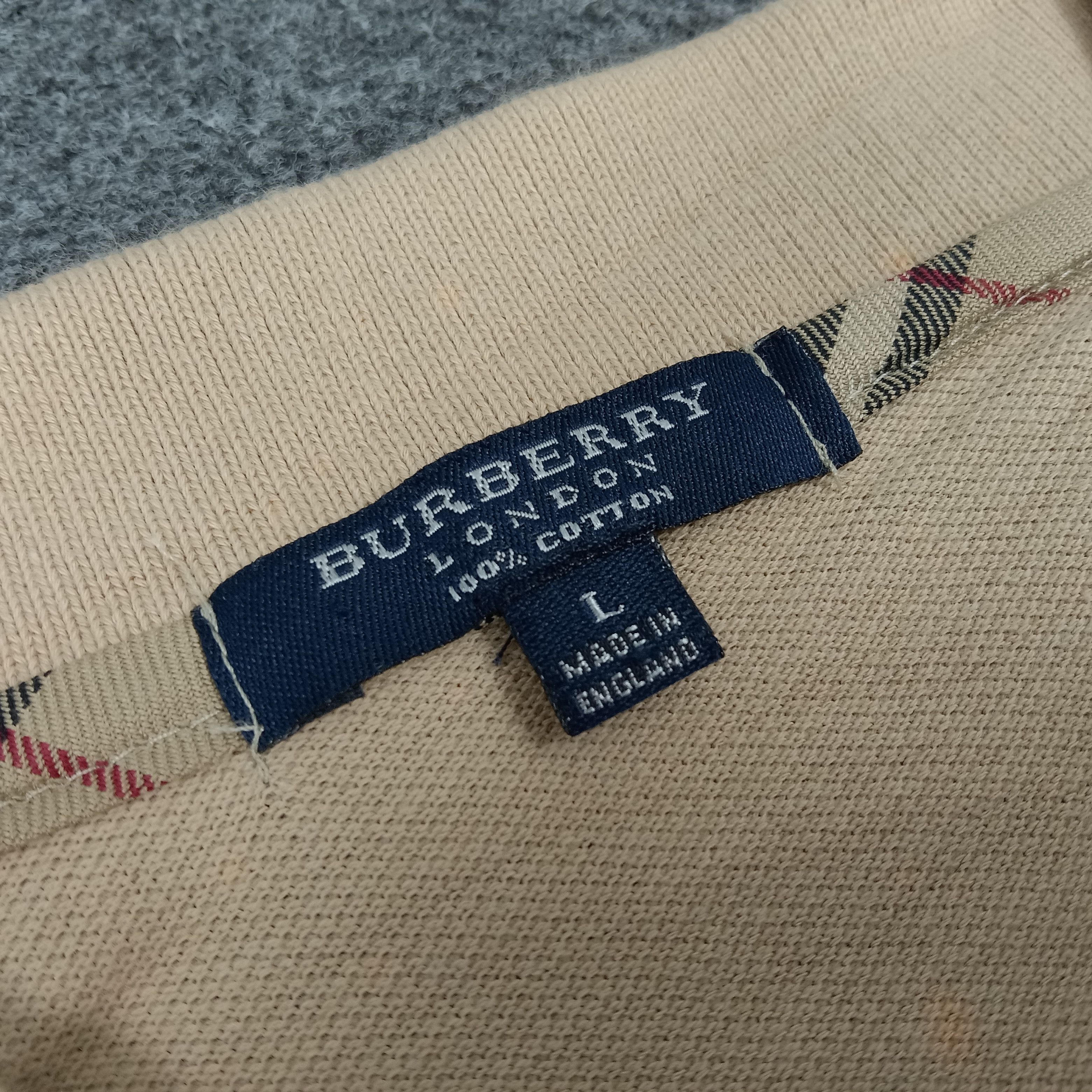 Burberry × Vintage Burberry London Nova Check Polos Size US L / EU 52-54 / 3 - 5 Thumbnail