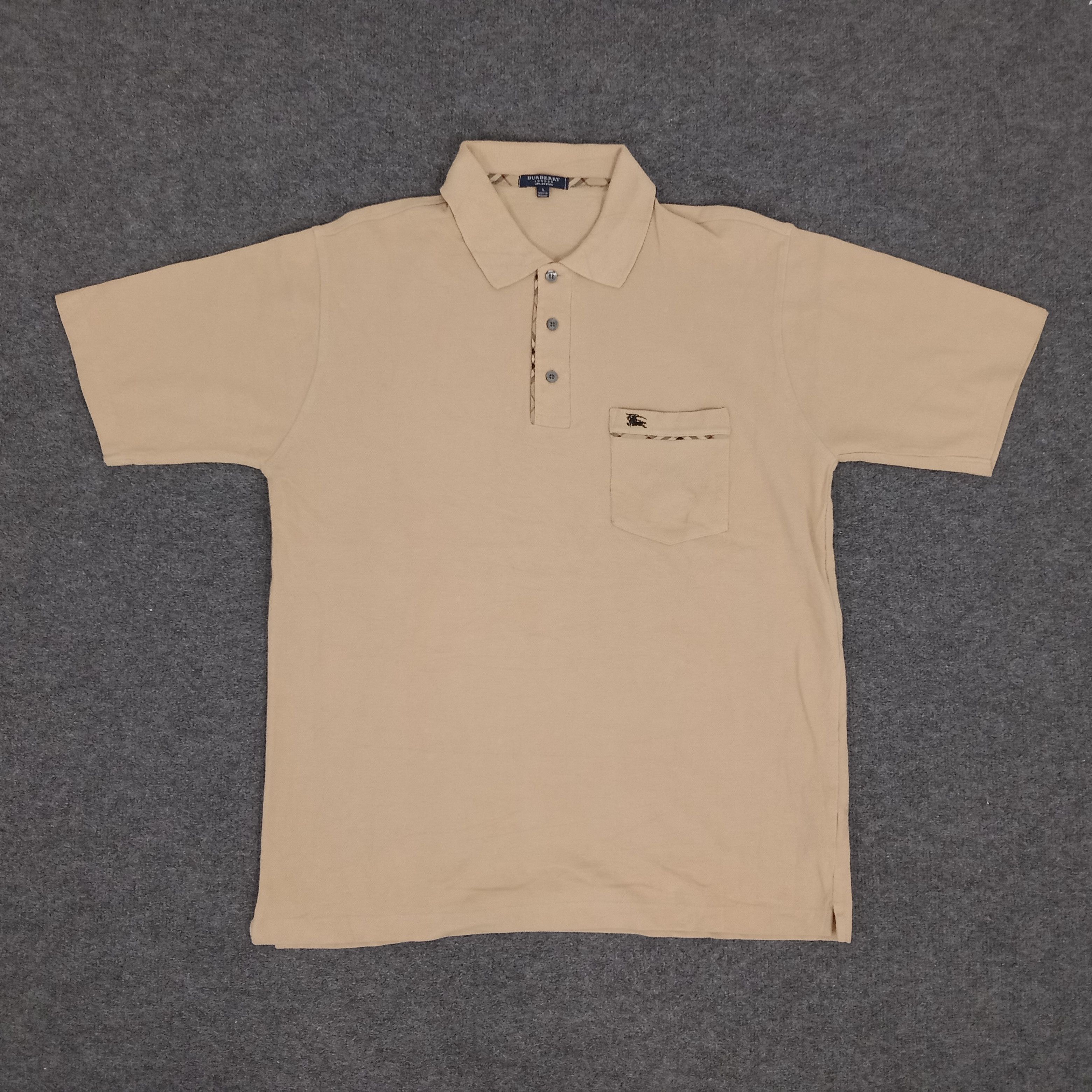 Burberry × Vintage Burberry London Nova Check Polos Size US L / EU 52-54 / 3 - 1 Thumbnail