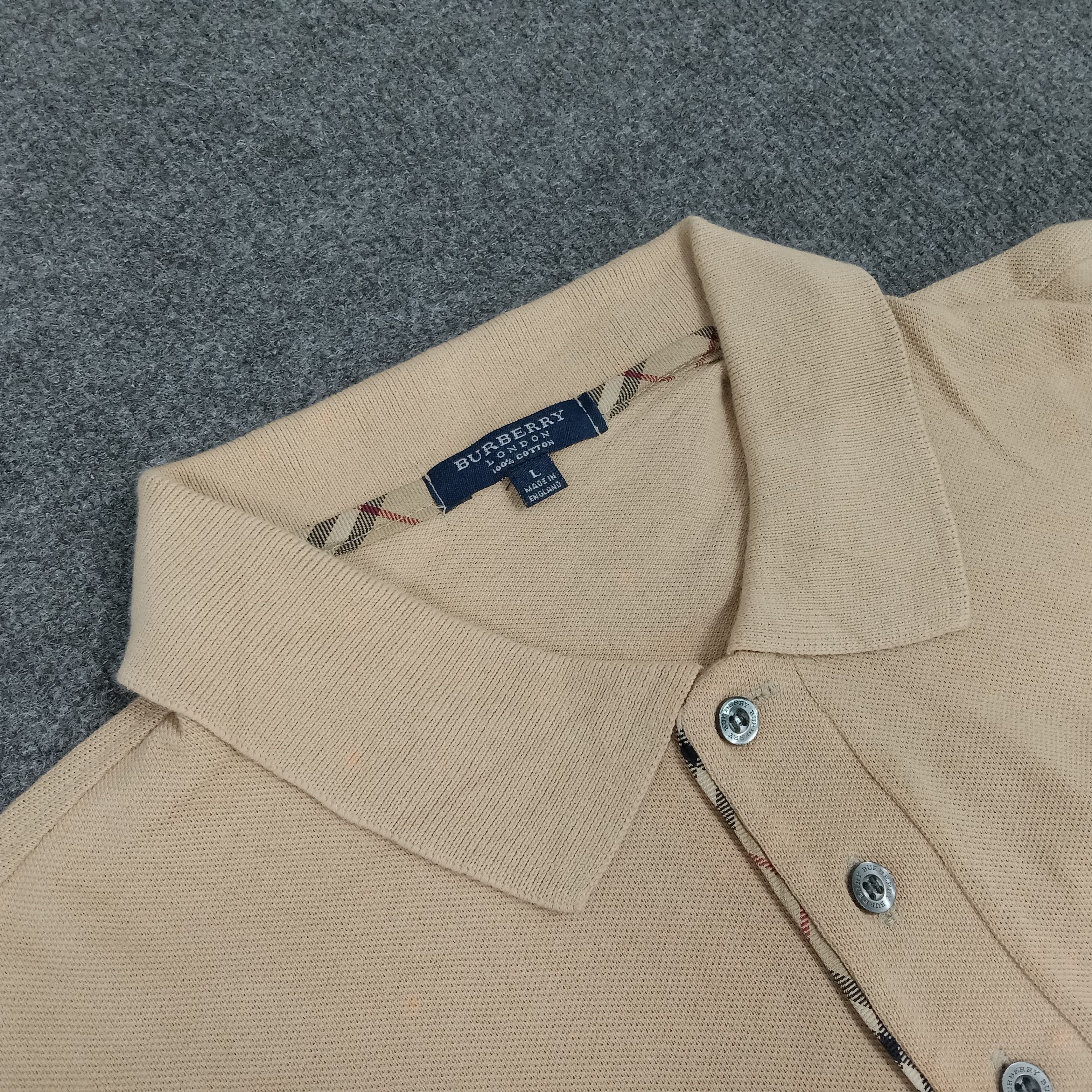Burberry × Vintage Burberry London Nova Check Polos Size US L / EU 52-54 / 3 - 4 Thumbnail