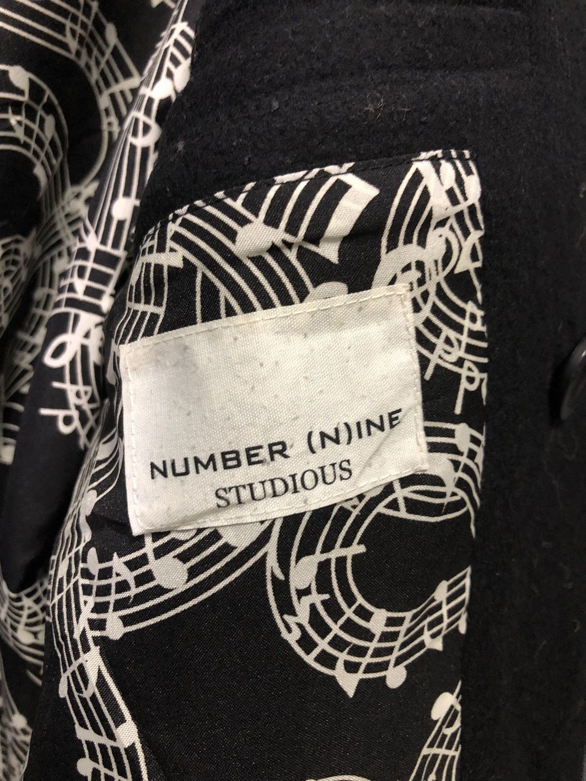 Number (N)ine × Takahiromiyashita The Soloist. NUMBER(N)INE STUDIOUS MUSICAL🎵🎶🎼 BLEND WOOL LONG COAT JACKET Size US L / EU 52-54 / 3 - 7 Thumbnail