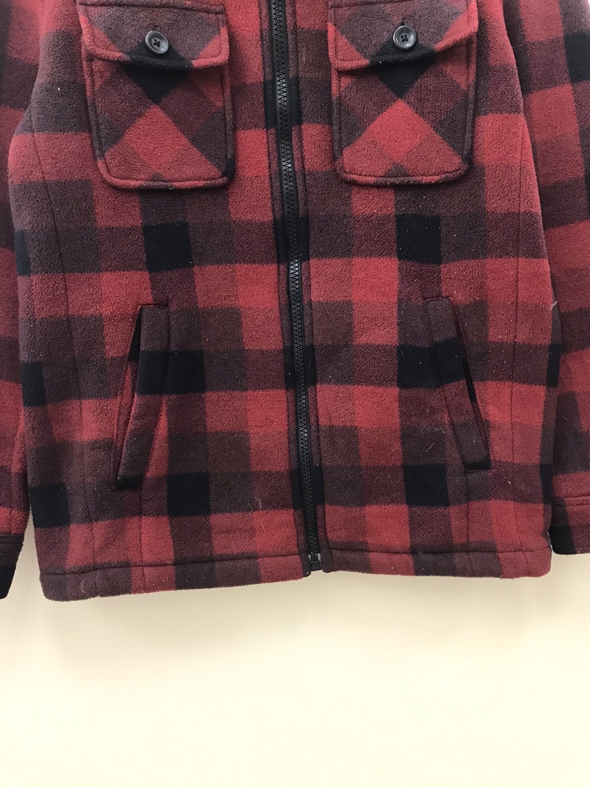 Uniqlo Uniqlo X Boa Fleece Checkered Zipper Jacket Size US L / EU 52-54 / 3 - 5 Thumbnail