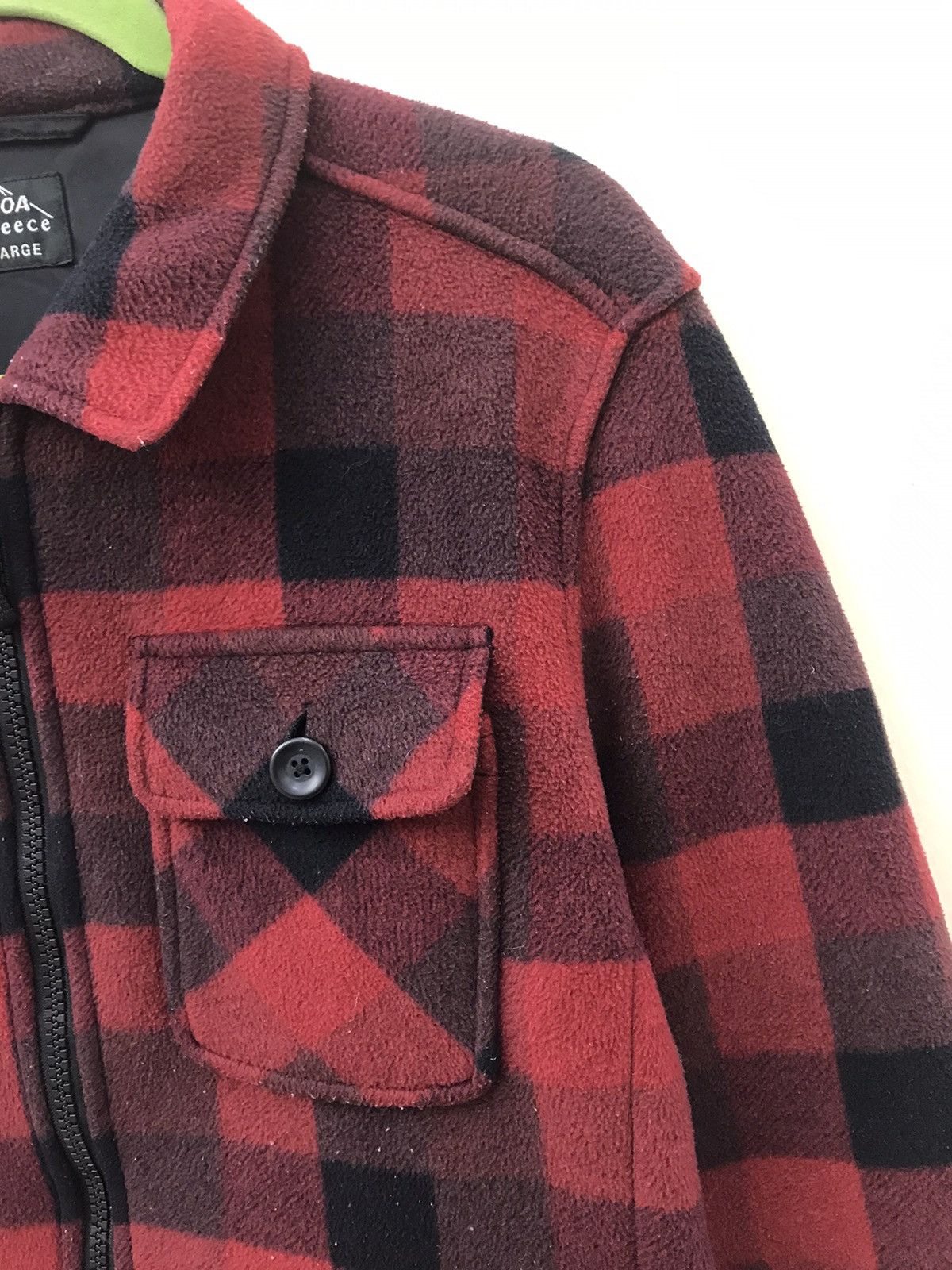 Uniqlo Uniqlo X Boa Fleece Checkered Zipper Jacket Size US L / EU 52-54 / 3 - 7 Thumbnail
