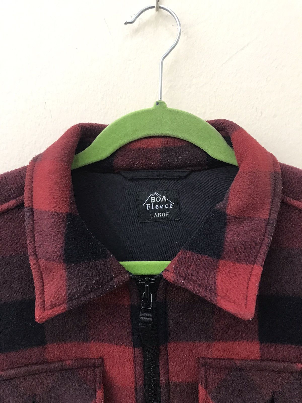 Uniqlo Uniqlo X Boa Fleece Checkered Zipper Jacket Size US L / EU 52-54 / 3 - 6 Thumbnail