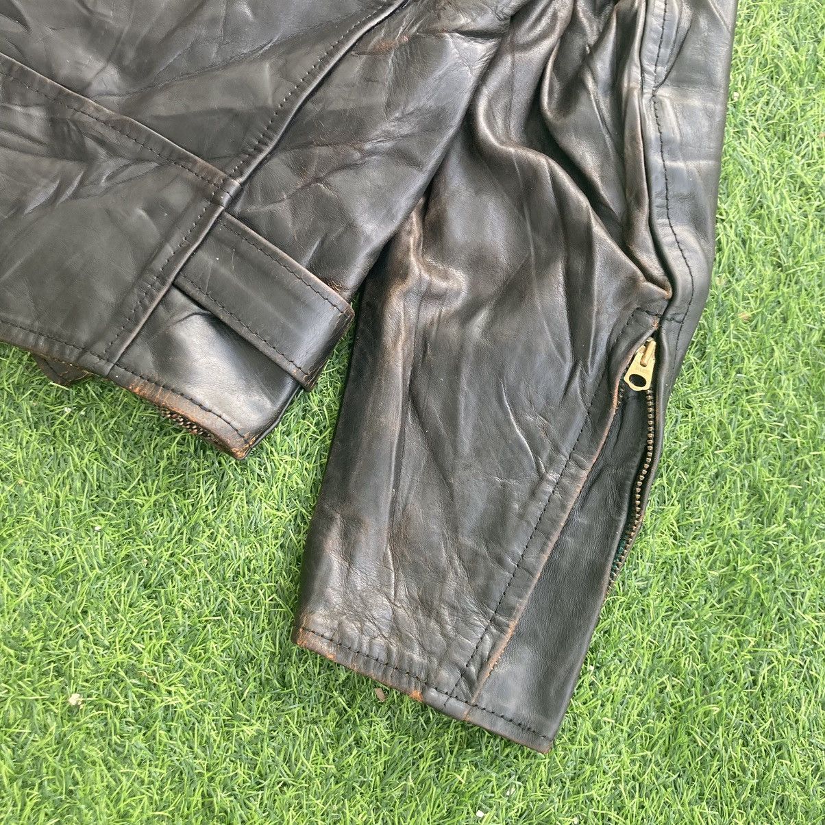 Aero Leathers AERO LEATHER DOUBLE COLLAR HORSEHIDE LEATHER JACKET Size US M / EU 48-50 / 2 - 8 Thumbnail