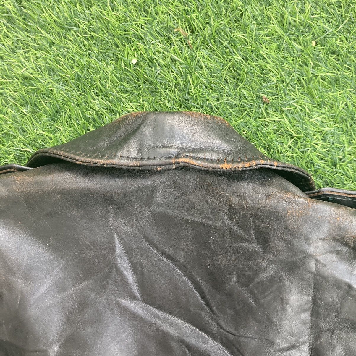 Aero Leathers AERO LEATHER DOUBLE COLLAR HORSEHIDE LEATHER JACKET Size US M / EU 48-50 / 2 - 9 Thumbnail