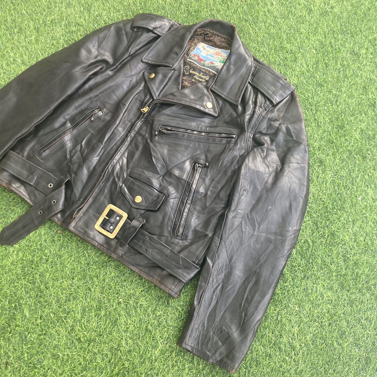 Aero Leathers AERO LEATHER DOUBLE COLLAR HORSEHIDE LEATHER JACKET Size US M / EU 48-50 / 2 - 5 Thumbnail