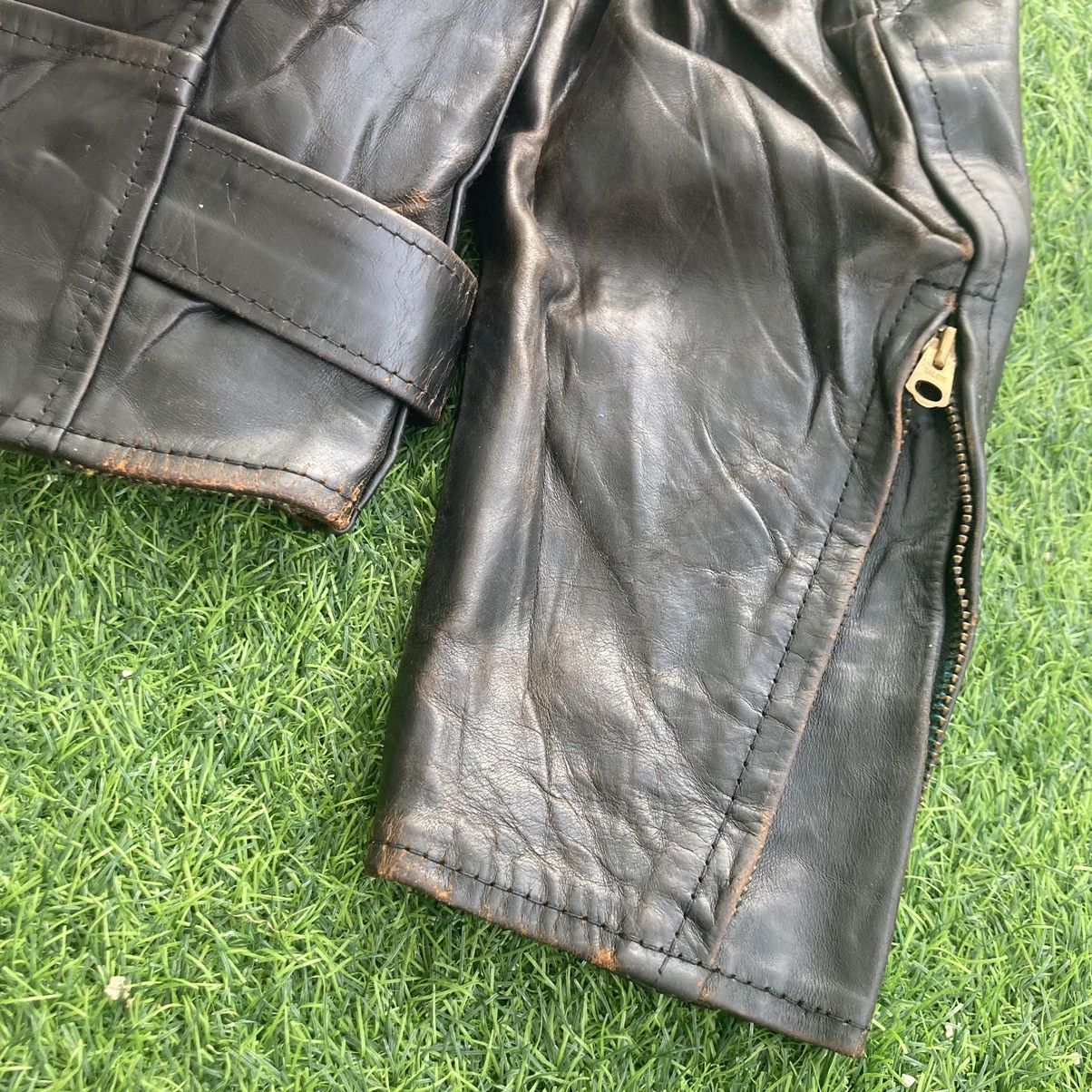 Aero Leathers AERO LEATHER DOUBLE COLLAR HORSEHIDE LEATHER JACKET Size US M / EU 48-50 / 2 - 10 Thumbnail
