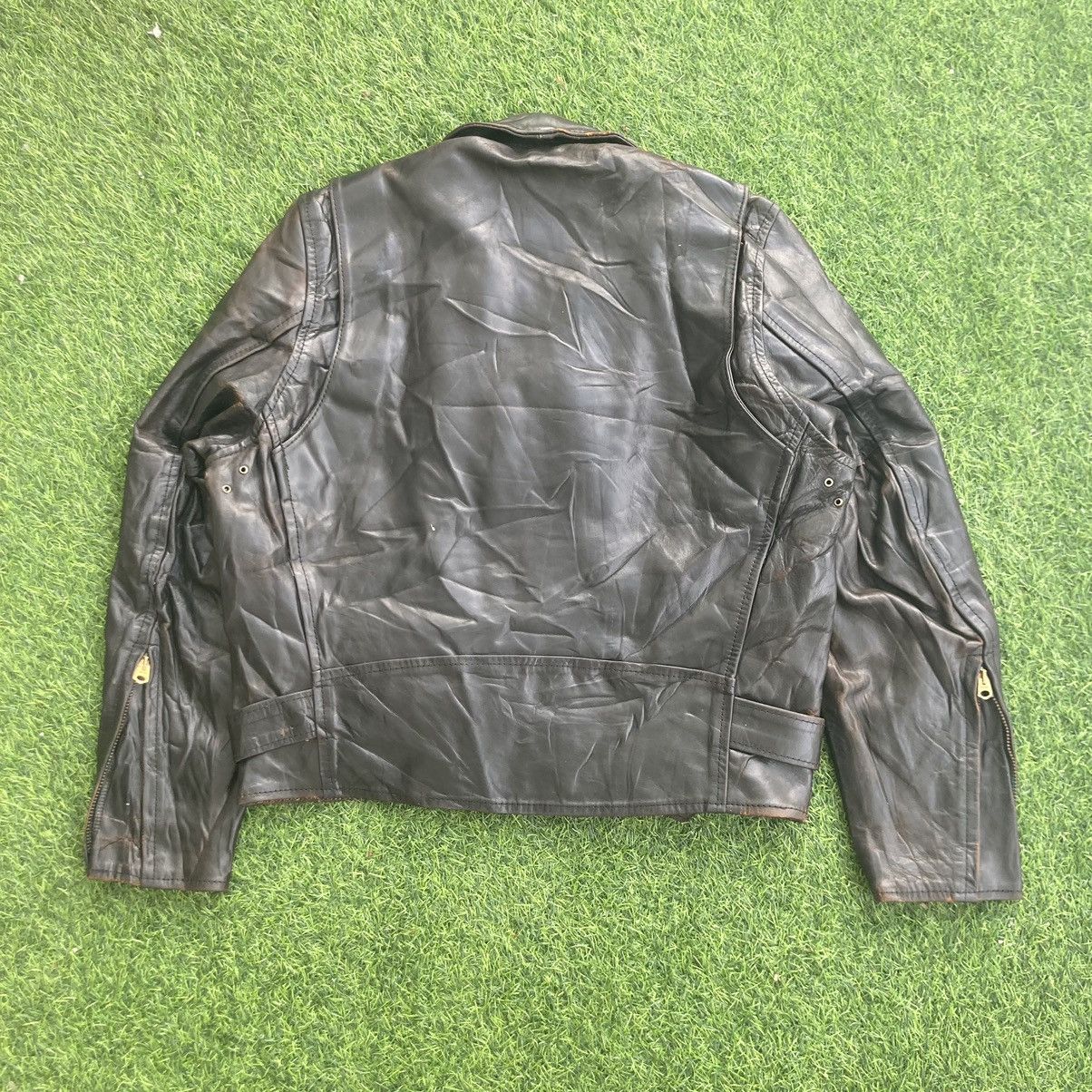 Aero Leathers AERO LEATHER DOUBLE COLLAR HORSEHIDE LEATHER JACKET Size US M / EU 48-50 / 2 - 4 Thumbnail