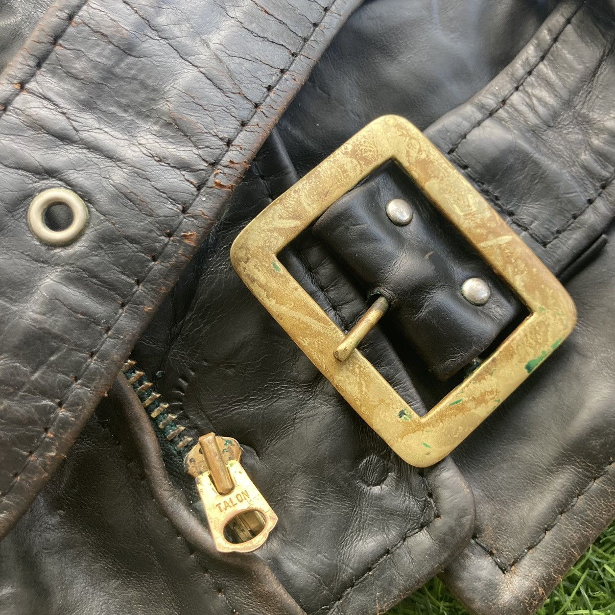 Aero Leathers AERO LEATHER DOUBLE COLLAR HORSEHIDE LEATHER JACKET Size US M / EU 48-50 / 2 - 12 Thumbnail