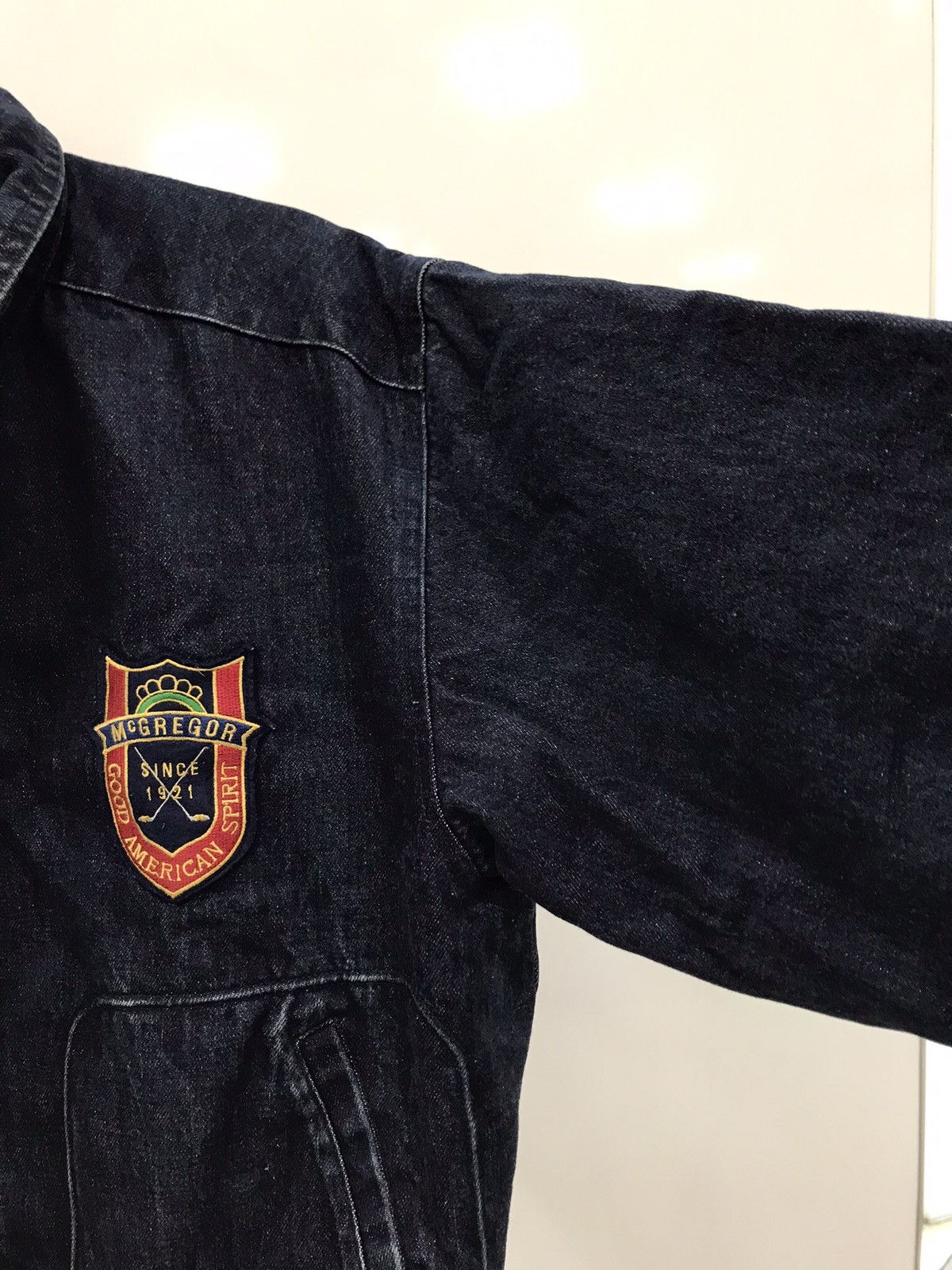 McGregor Mcgregor Bomber Denim Jacket Size US L / EU 52-54 / 3 - 13 Thumbnail