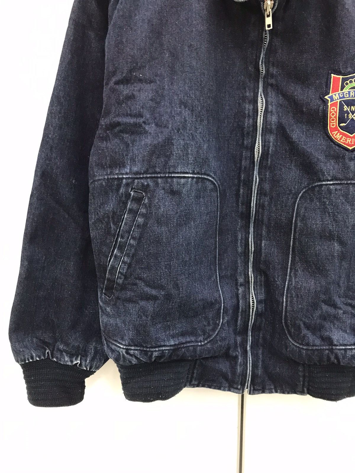 McGregor Mcgregor Bomber Denim Jacket Size US L / EU 52-54 / 3 - 3 Thumbnail
