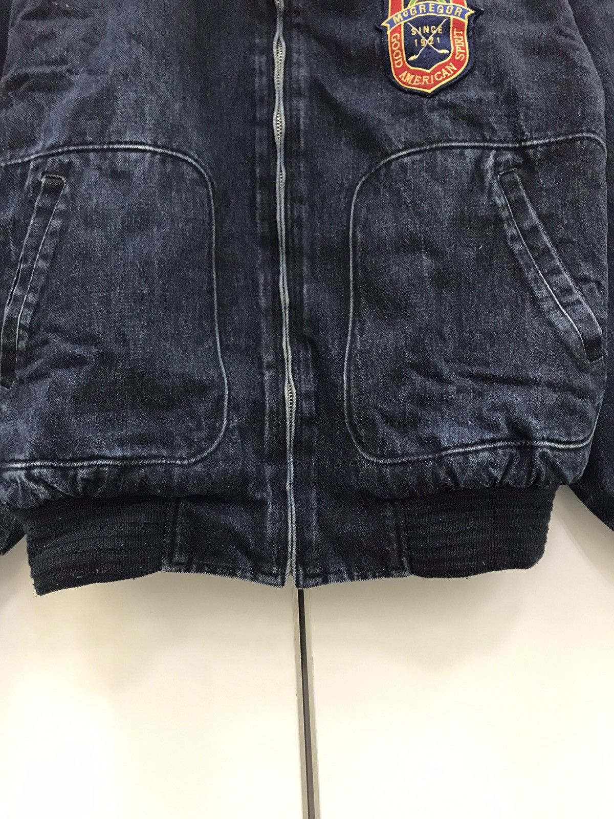 McGregor Mcgregor Bomber Denim Jacket Size US L / EU 52-54 / 3 - 11 Thumbnail