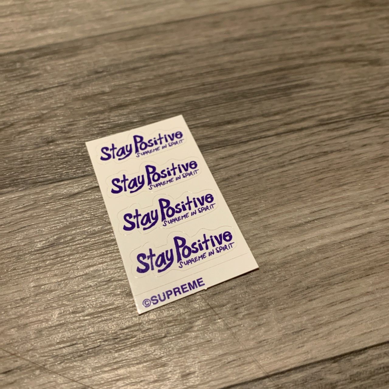 Supreme Supreme Mini Stay Positive Sticker Size ONE SIZE - 1 Preview