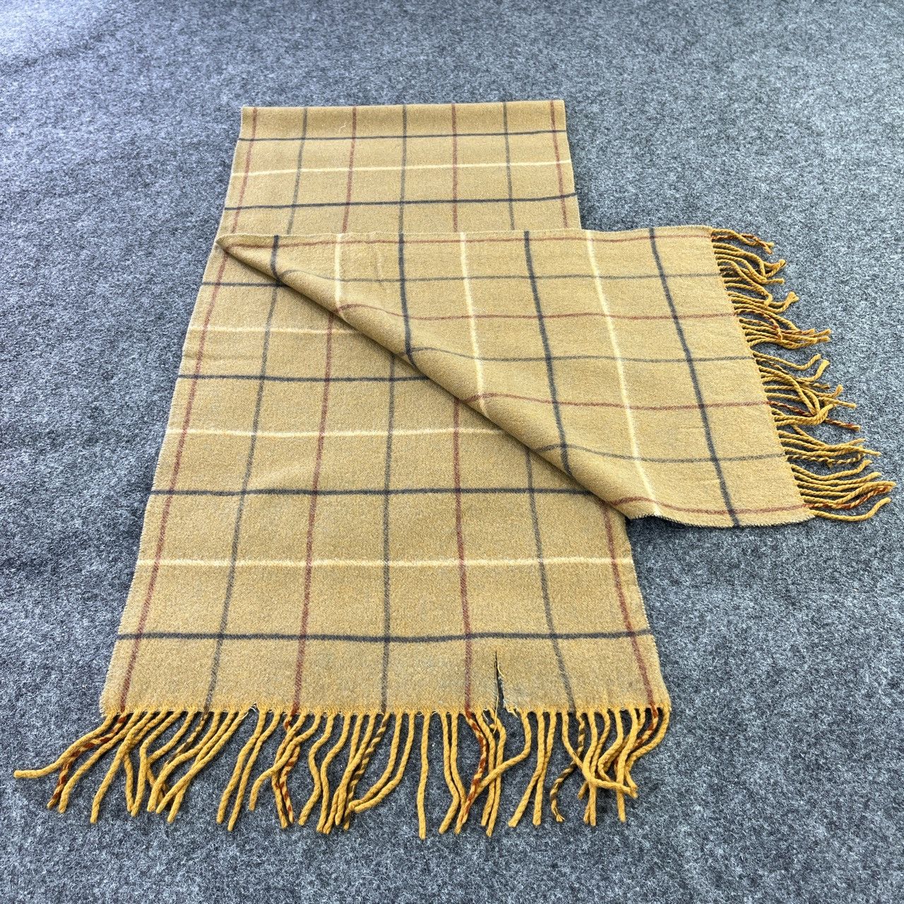 Burberry × Vintage Burberry Scarf / Muffler / Neckwear T688 Size ONE SIZE - 4 Thumbnail