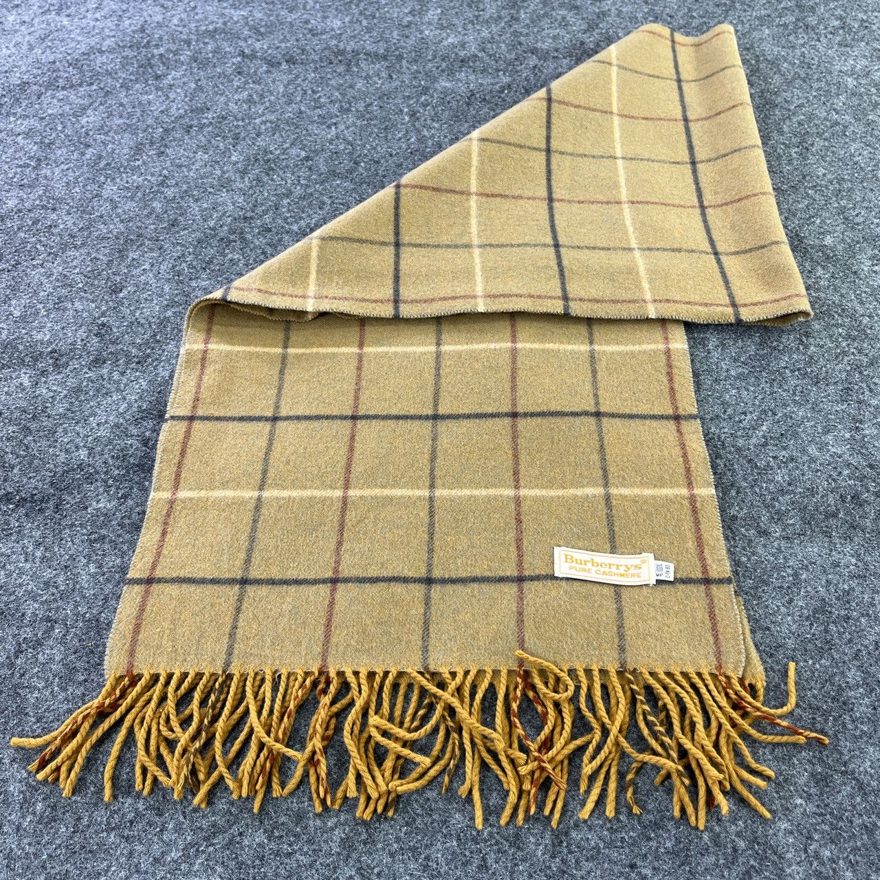 Burberry × Vintage Burberry Scarf / Muffler / Neckwear T688 Size ONE SIZE - 3 Thumbnail