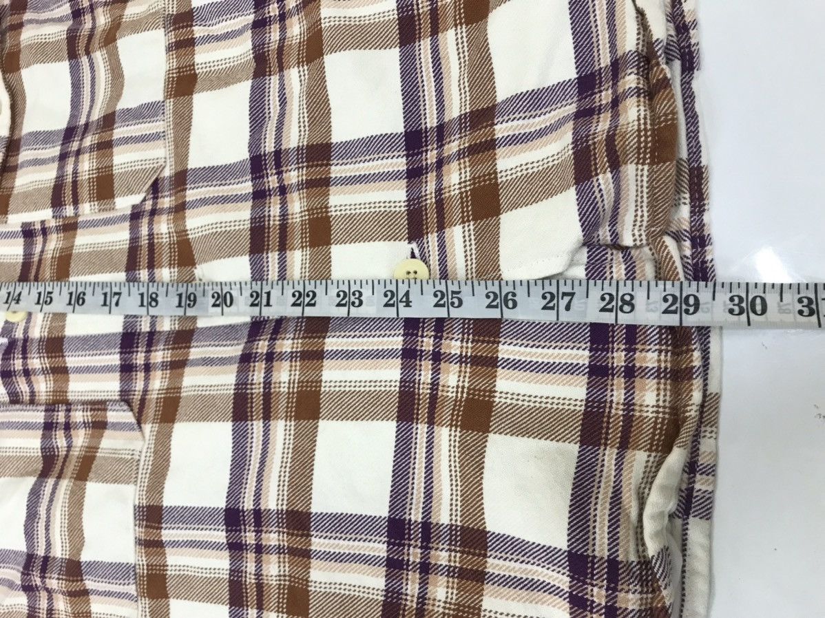 GU GU Workwear Flannel Shacket – White Checkered Size US L / EU 52-54 / 3 - 18 Thumbnail
