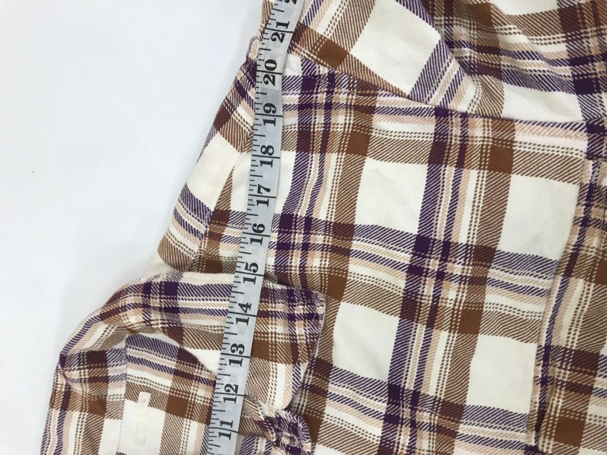 GU GU Workwear Flannel Shacket – White Checkered Size US L / EU 52-54 / 3 - 19 Thumbnail