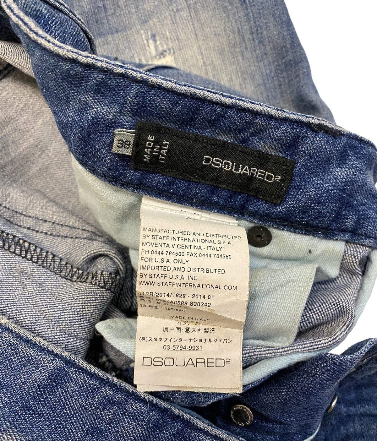 Dsquared2 Dsquared2 Tuff Rugged Blue denim Size 29" - 15 Thumbnail