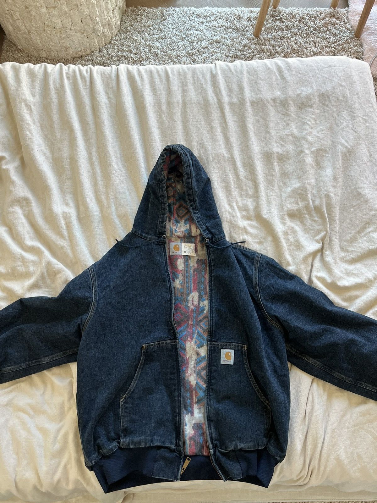 Carhartt Vintage Carhartt Denim Jacket Size US L / EU 52-54 / 3 - 1 Thumbnail
