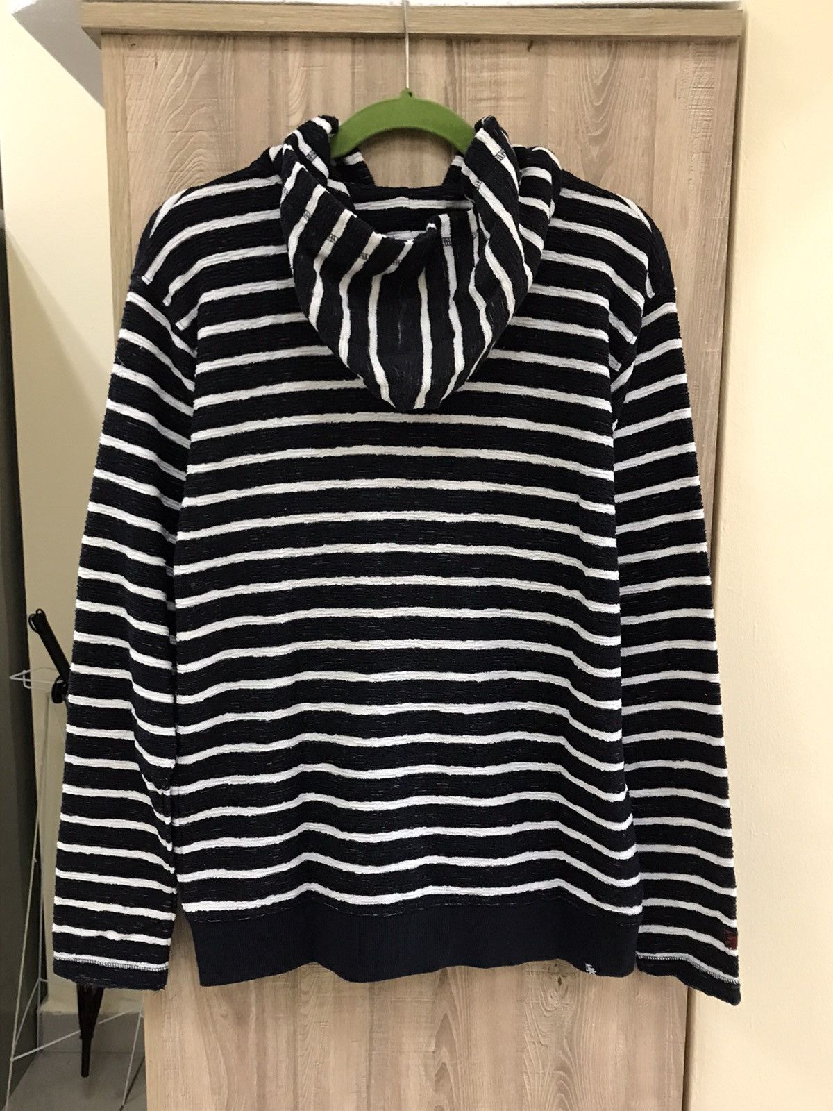 Gotcha Gotcha Stripe Stretchable Fabric Hoodie Size US L / EU 52-54 / 3 - 3 Thumbnail