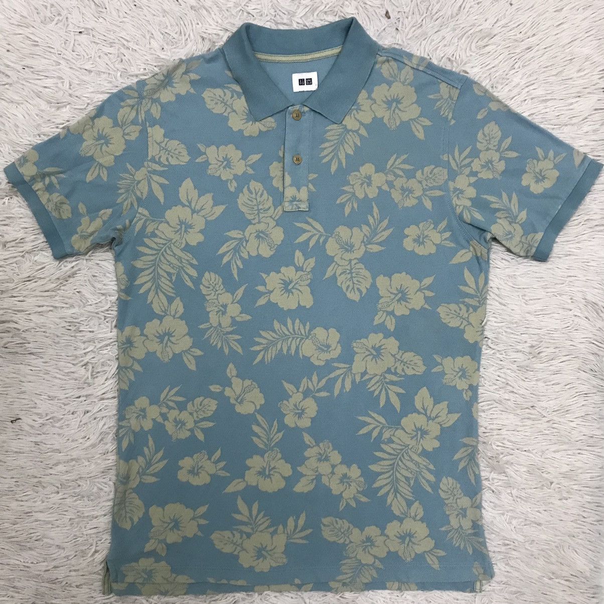 Japanese Brand UNIQLO FLORA HAWAII MOTIF POLOS TSHIRT Size US M / EU 48-50 / 2 - 8 Thumbnail